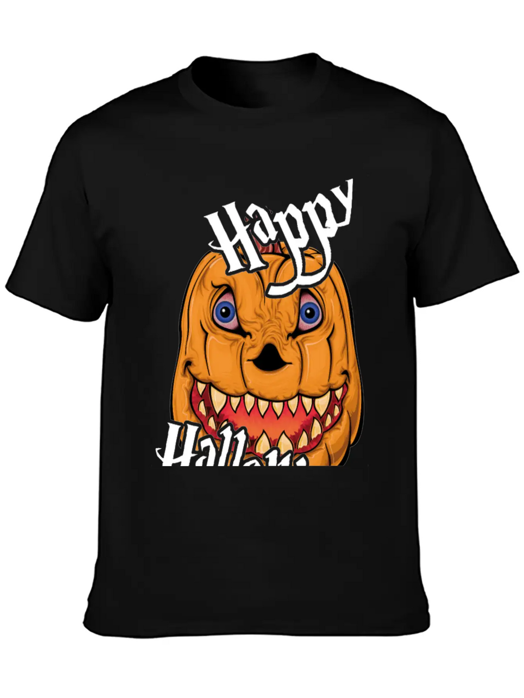 Happy Halloween Nightmare Pumpkin Casual Graphic T-Shirt – Simple And Comfortable Daily Wear