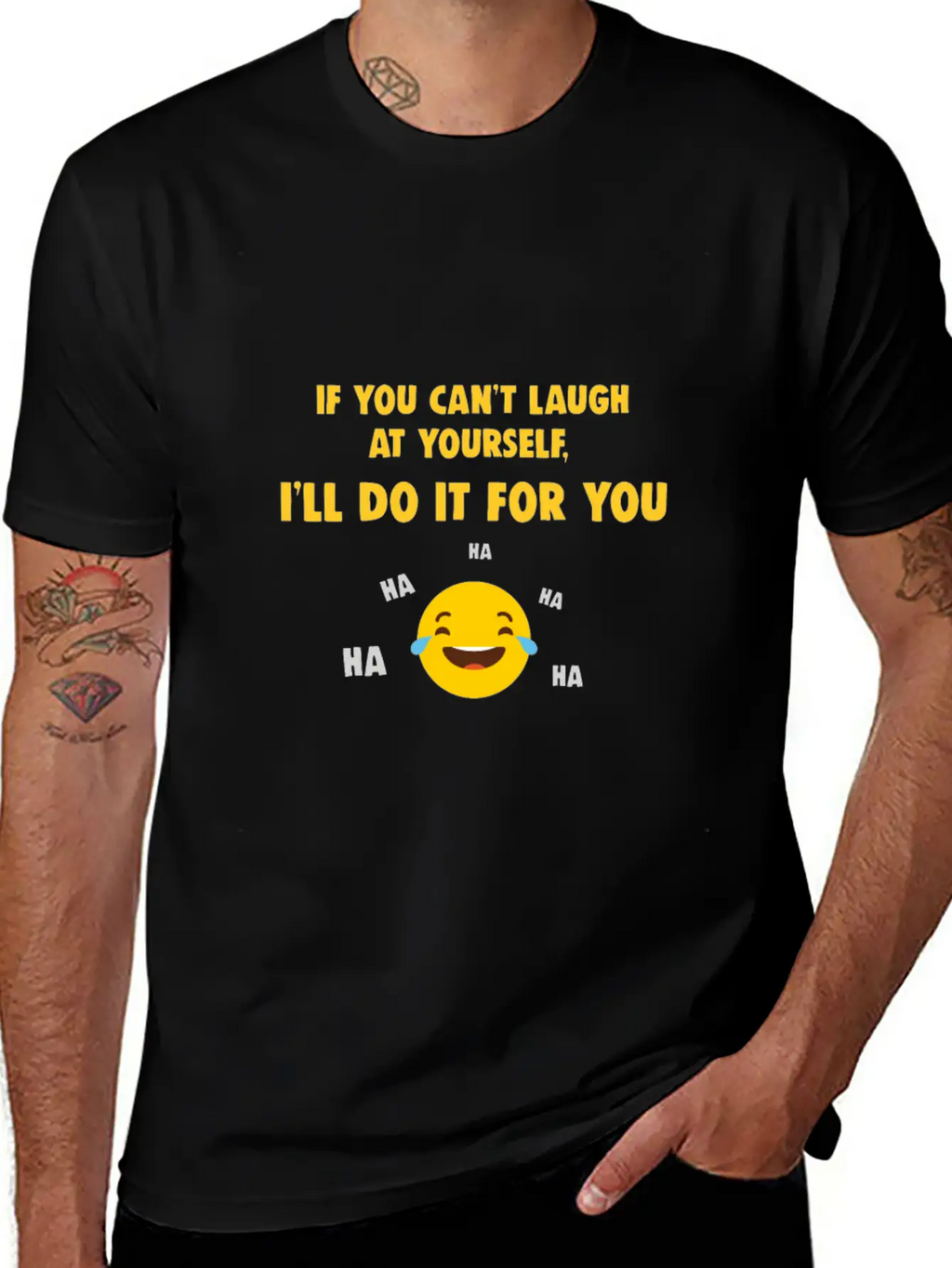 Happy Laughter Human Happiness Lover Unisex Casual T-Shirt – Clean Design For Daily Comfort