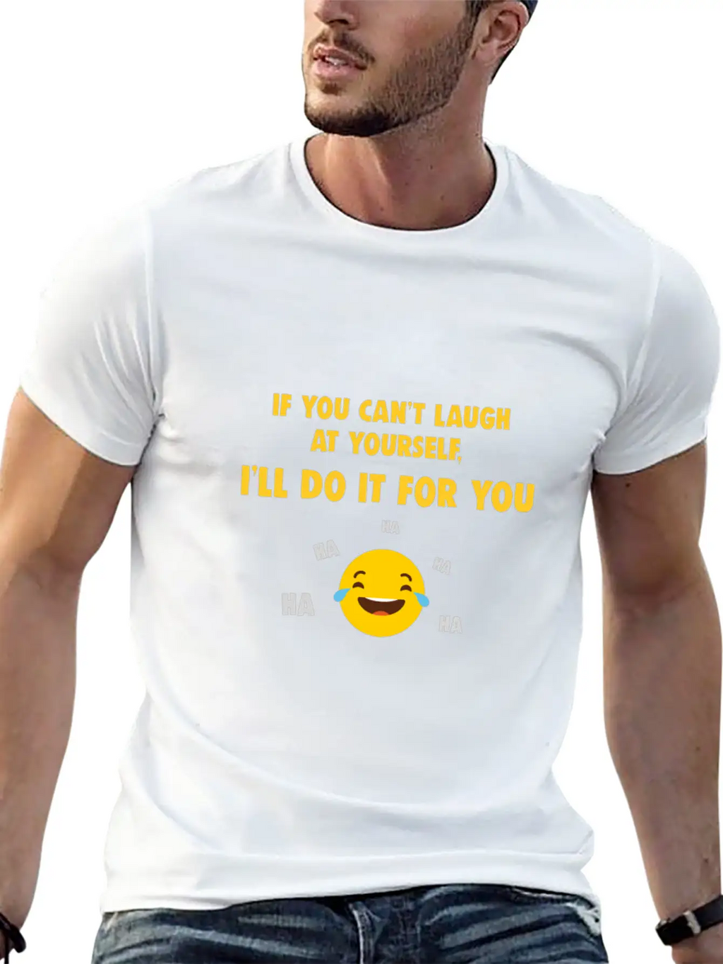 Happy Laughter Human Happiness Lover Unisex Casual T-Shirt – Clean Design For Daily Comfort