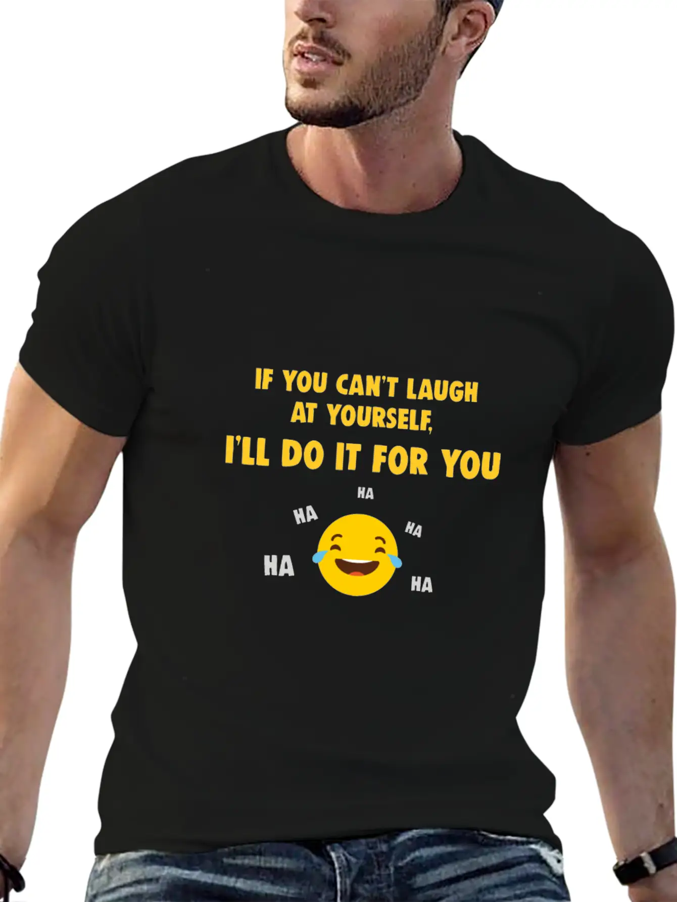Happy Laughter Human Happiness Lover Unisex Casual T-Shirt – Clean Design For Daily Comfort