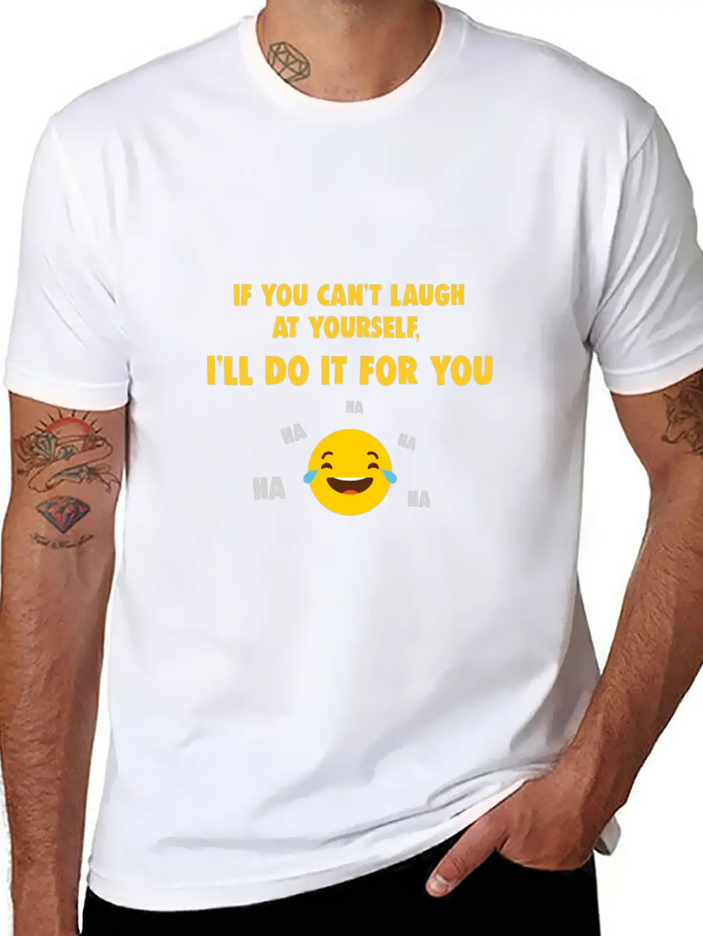 Happy Laughter Human Happiness Lover Unisex Casual T-Shirt – Clean Design For Daily Comfort