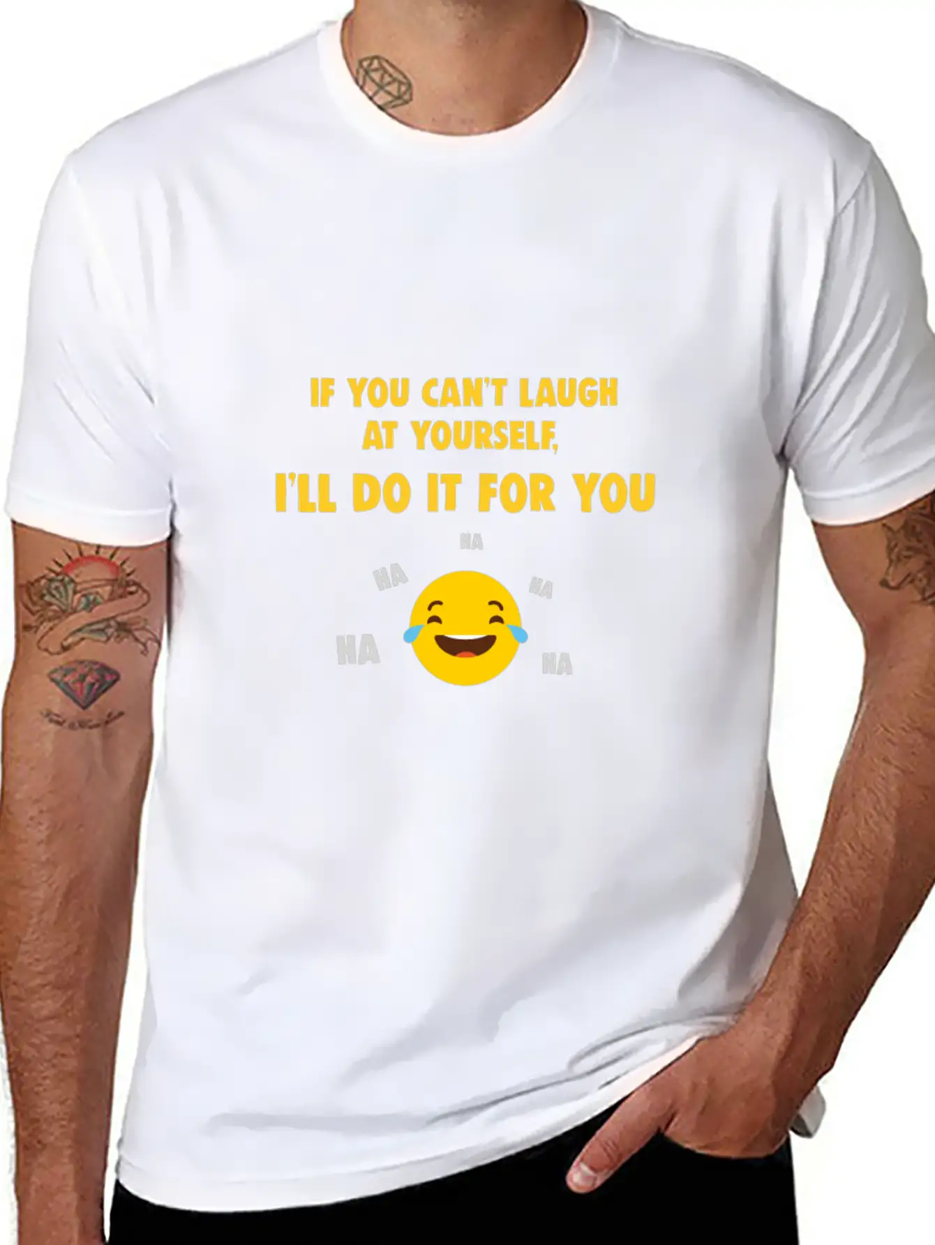 Happy Laughter Human Happiness Lover Unisex Casual T-Shirt – Clean Design For Daily Comfort