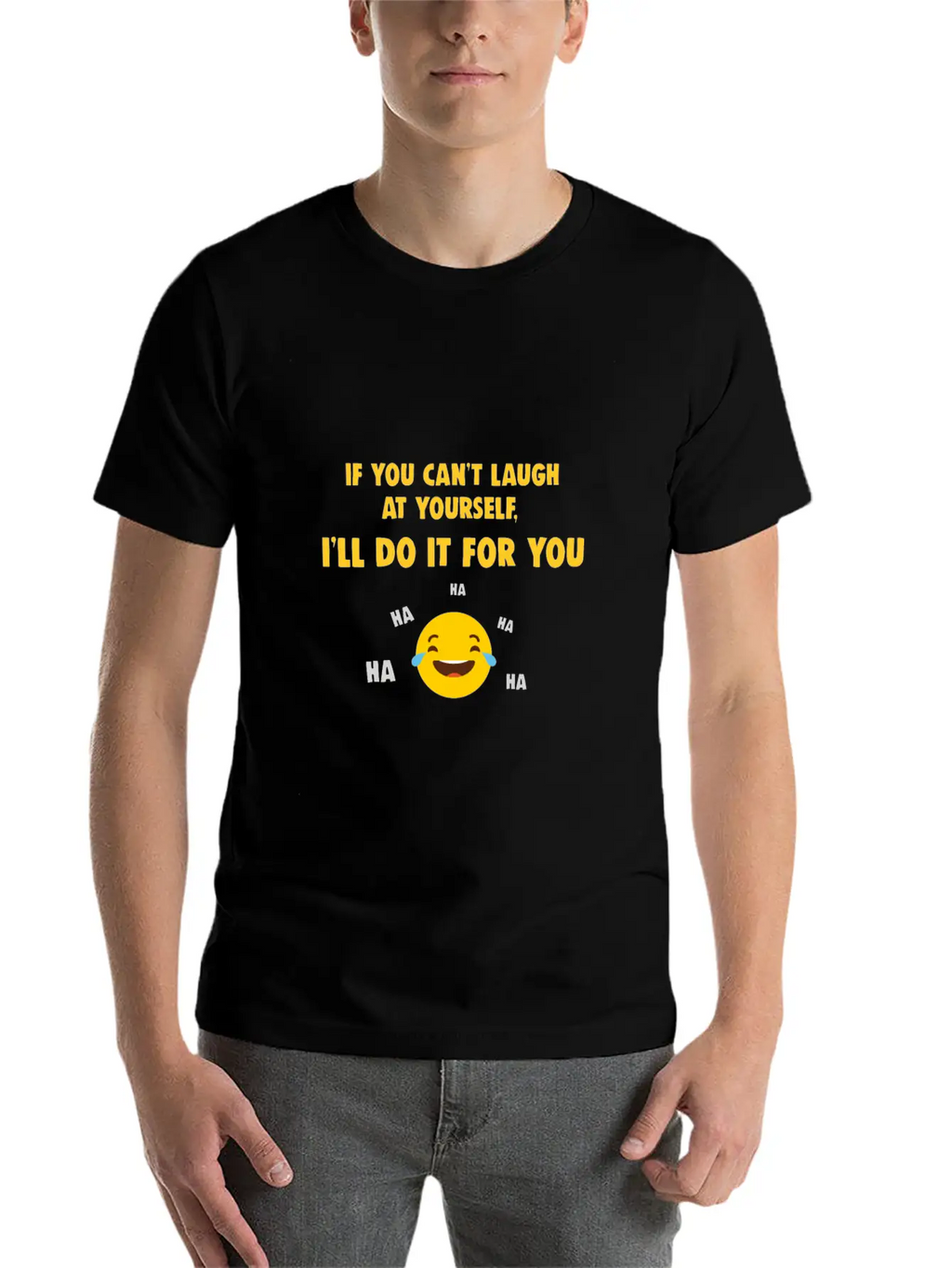 Happy Laughter Human Happiness Lover Unisex Casual T-Shirt – Clean Design For Daily Comfort