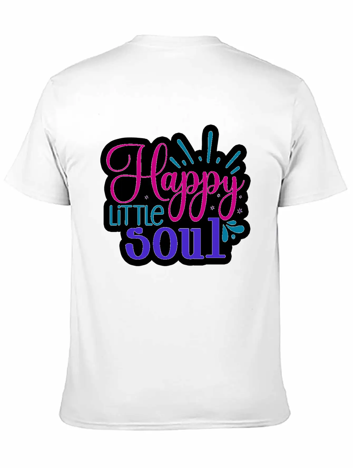 Happy Little Soul Casual Graphic T-Shirt – Simple And Comfortable Daily Wear