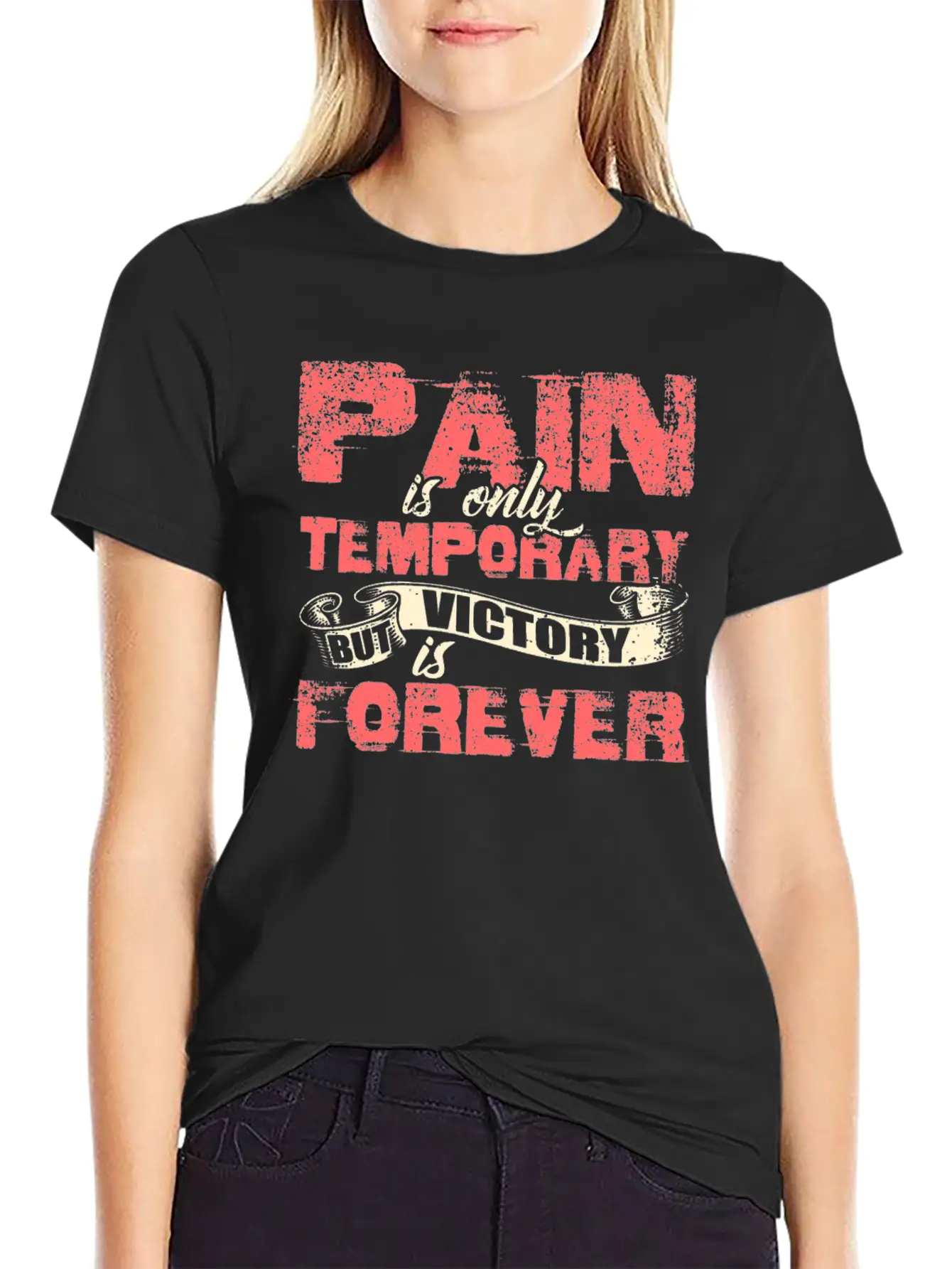 Happy Luck Positive Motivation Love Freedom Gift Stylish Everyday T-Shirt – Unisex Basic Cotton Tee
