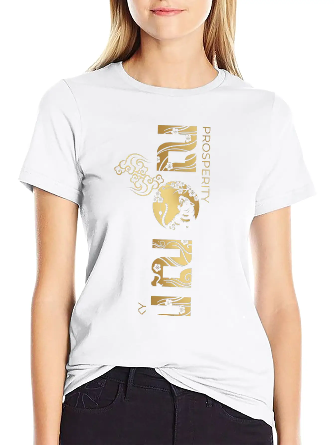 Happy Lunar New Year 2022 Breathable Soft Cotton T-Shirt – Timeless Casual Look