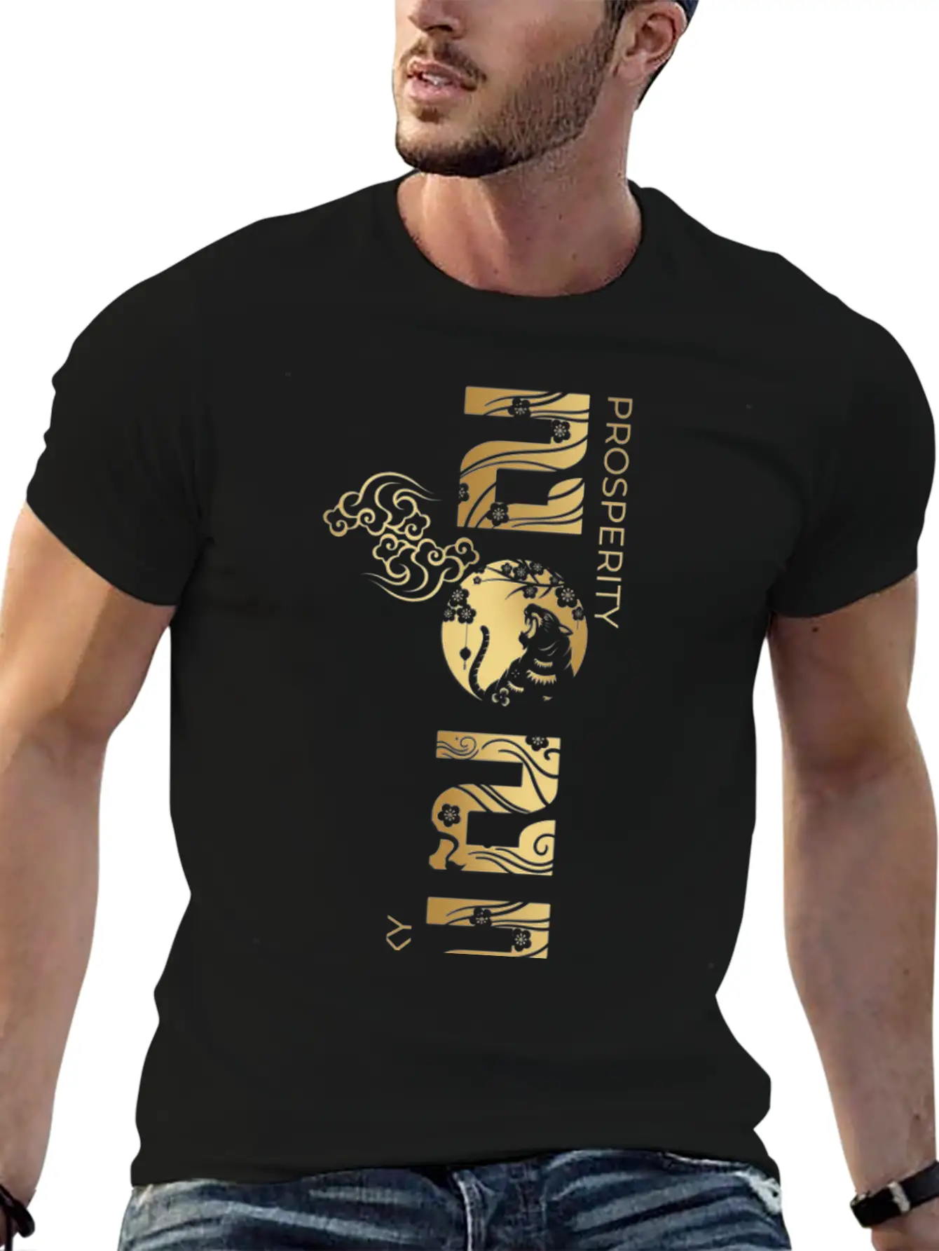 Happy Lunar New Year 2022 Breathable Soft Cotton T-Shirt – Timeless Casual Look