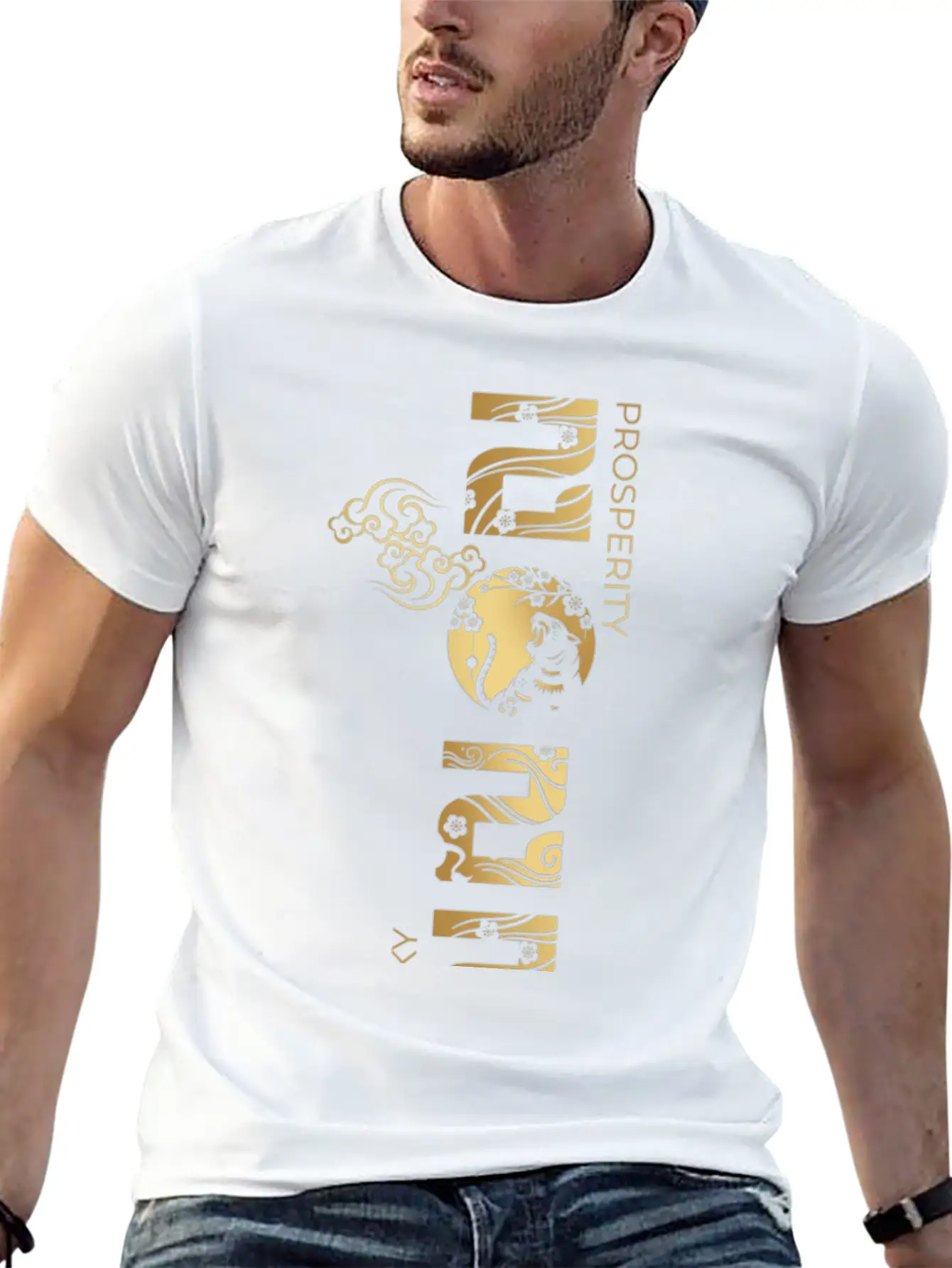 Happy Lunar New Year 2022 Breathable Soft Cotton T-Shirt – Timeless Casual Look