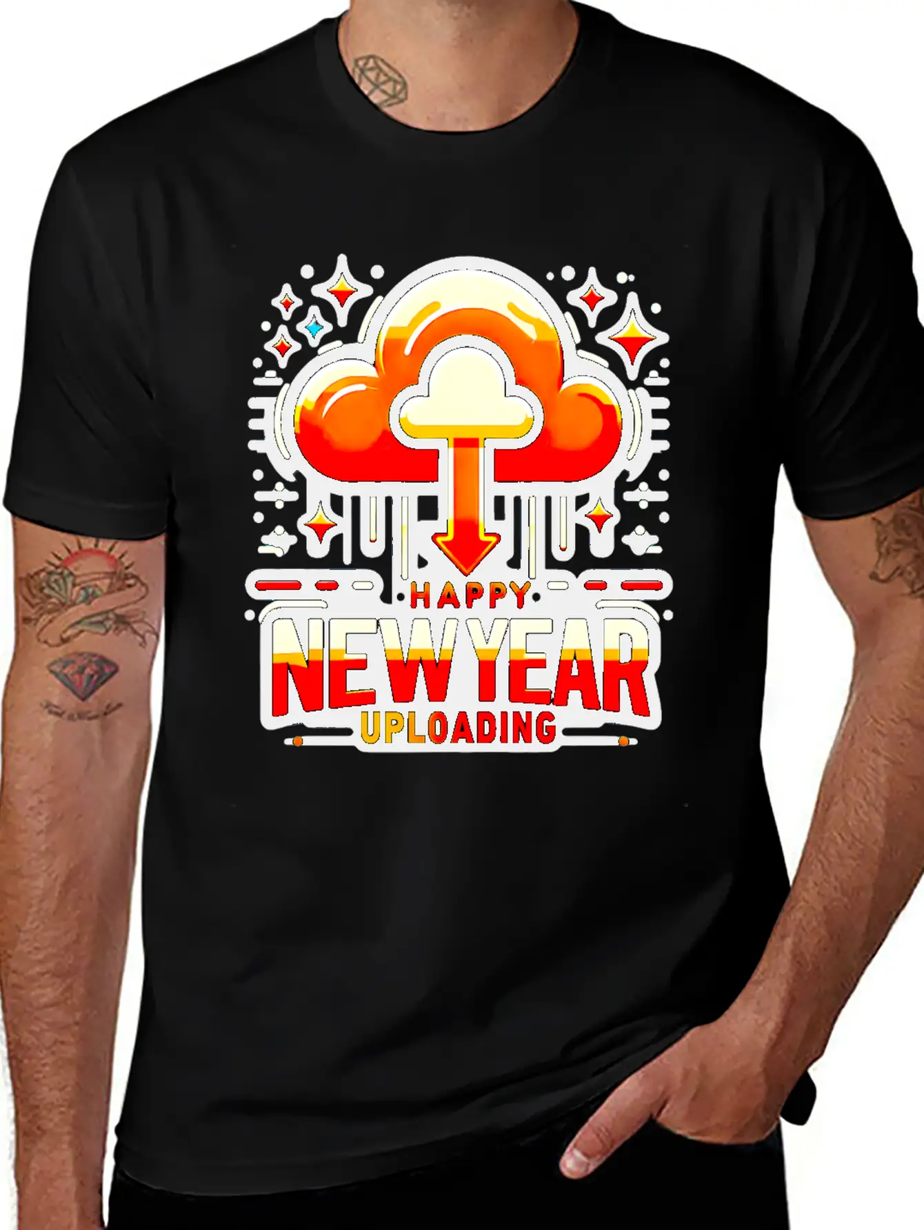 Happy New Year Celebration Countdown Unisex Casual T-Shirt – Clean Design For Daily Comfort