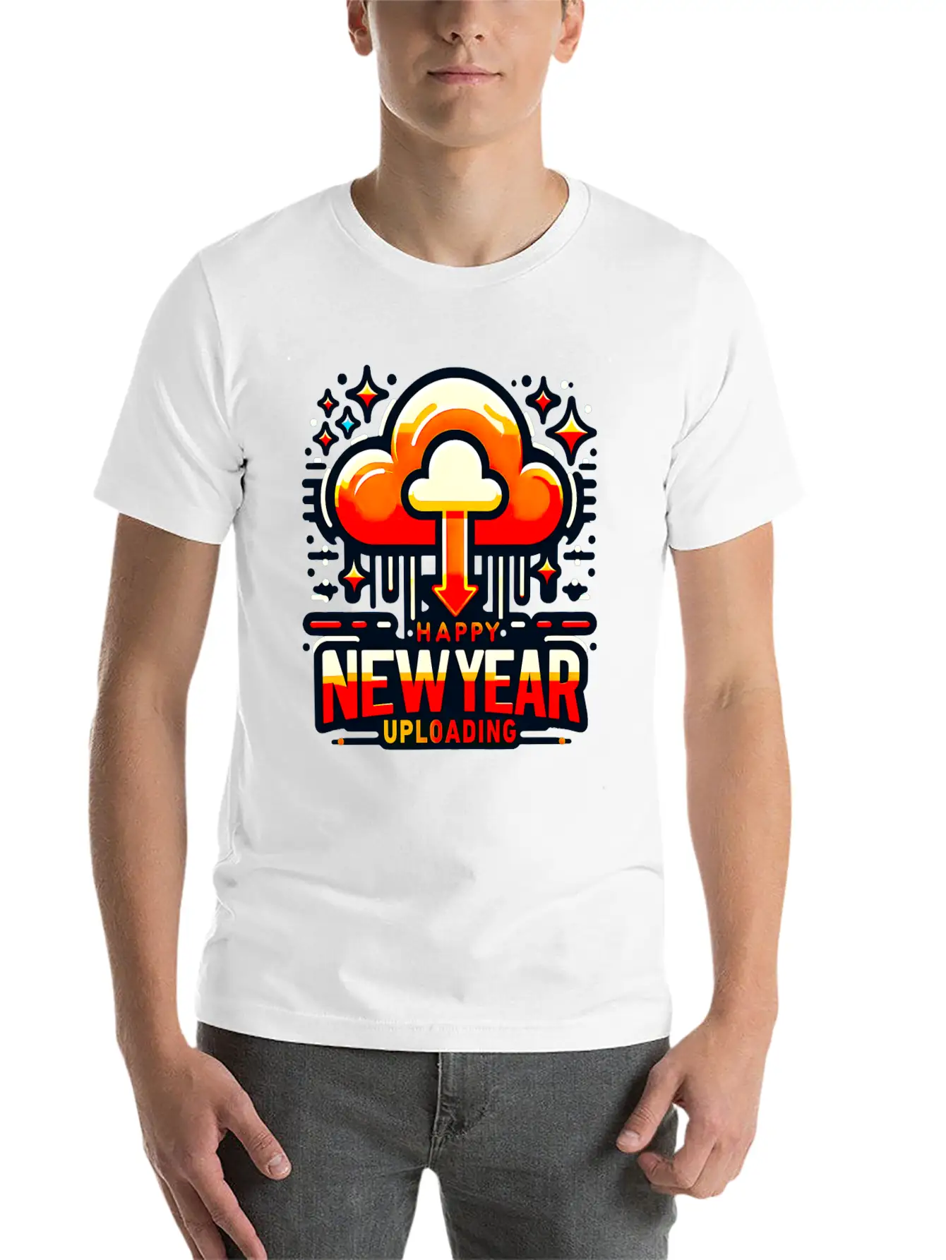 Happy New Year Celebration Countdown Unisex Casual T-Shirt – Clean Design For Daily Comfort