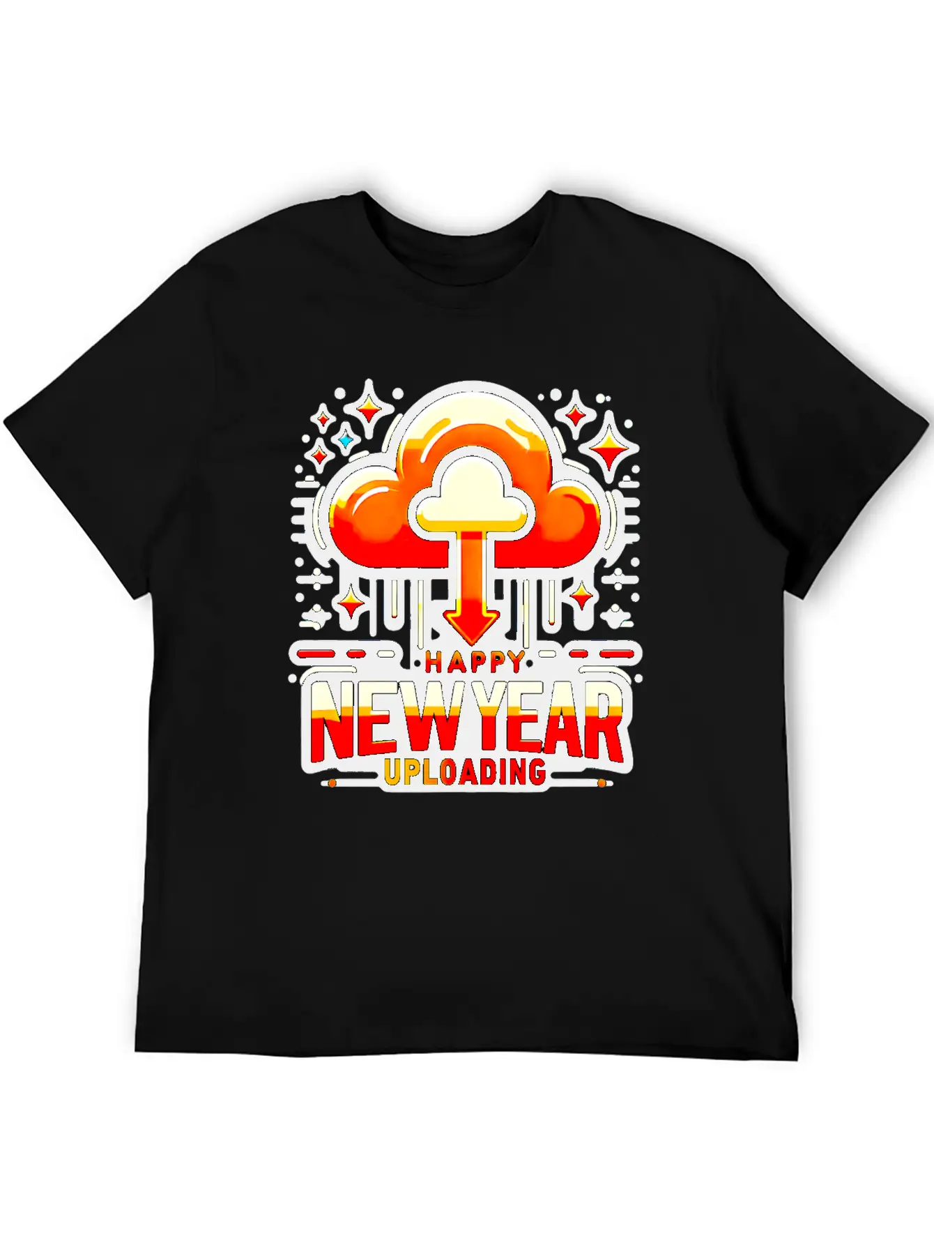 Happy New Year Celebration Countdown Unisex Casual T-Shirt – Clean Design For Daily Comfort