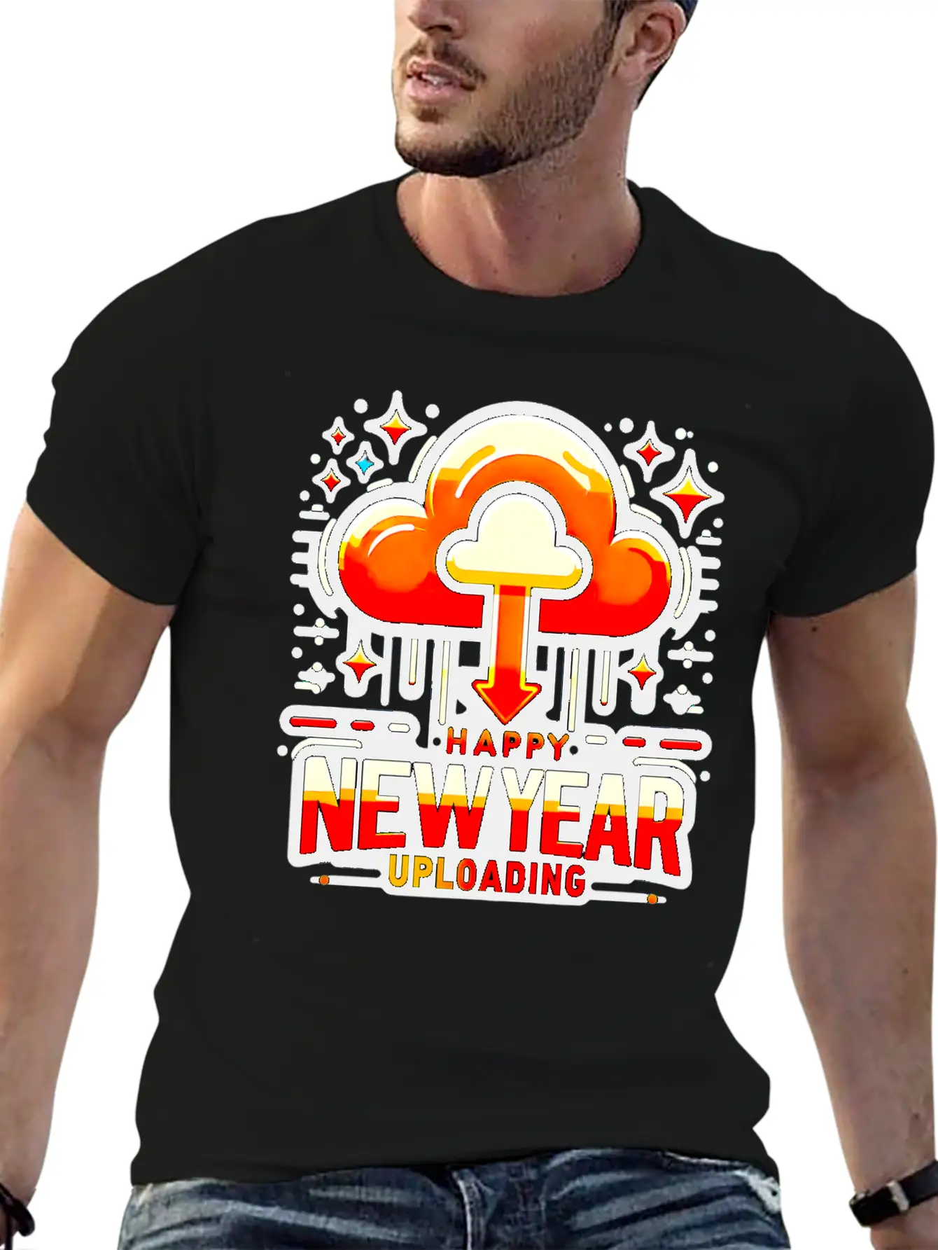 Happy New Year Celebration Countdown Unisex Casual T-Shirt – Clean Design For Daily Comfort