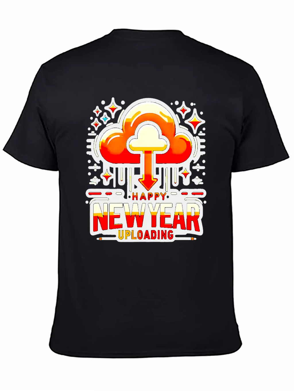 Happy New Year Celebration Countdown Unisex Casual T-Shirt – Clean Design For Daily Comfort
