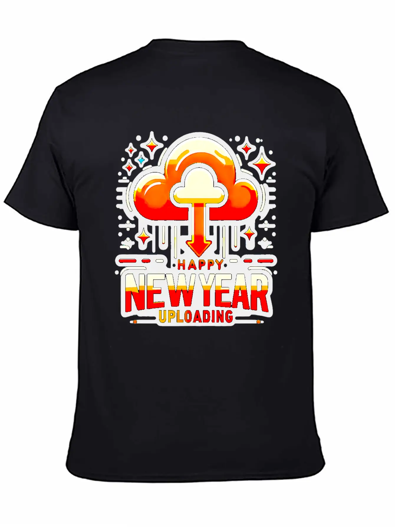 Happy New Year Celebration Countdown Unisex Casual T-Shirt – Clean Design For Daily Comfort