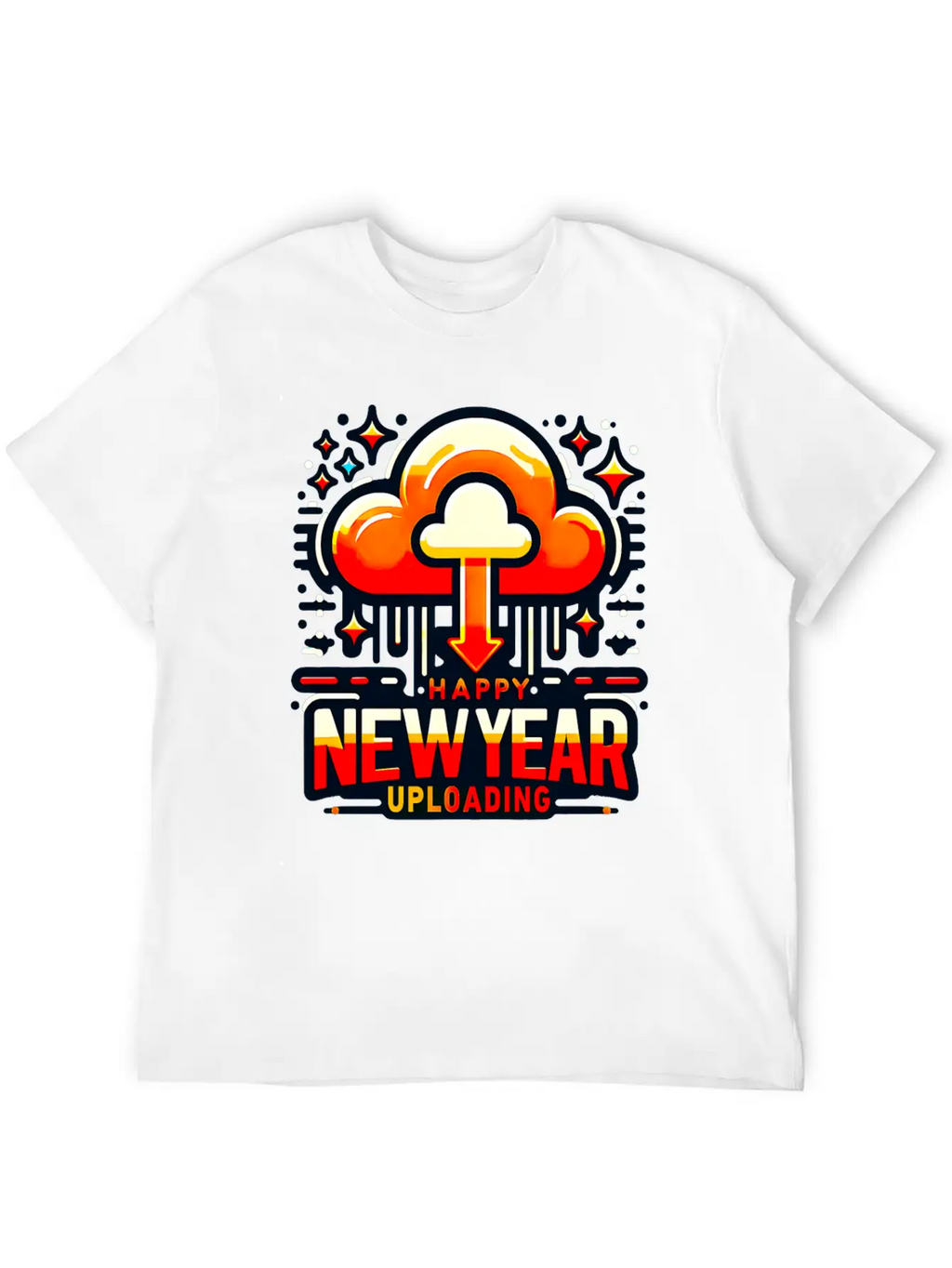 Happy New Year Celebration Countdown Unisex Casual T-Shirt – Clean Design For Daily Comfort