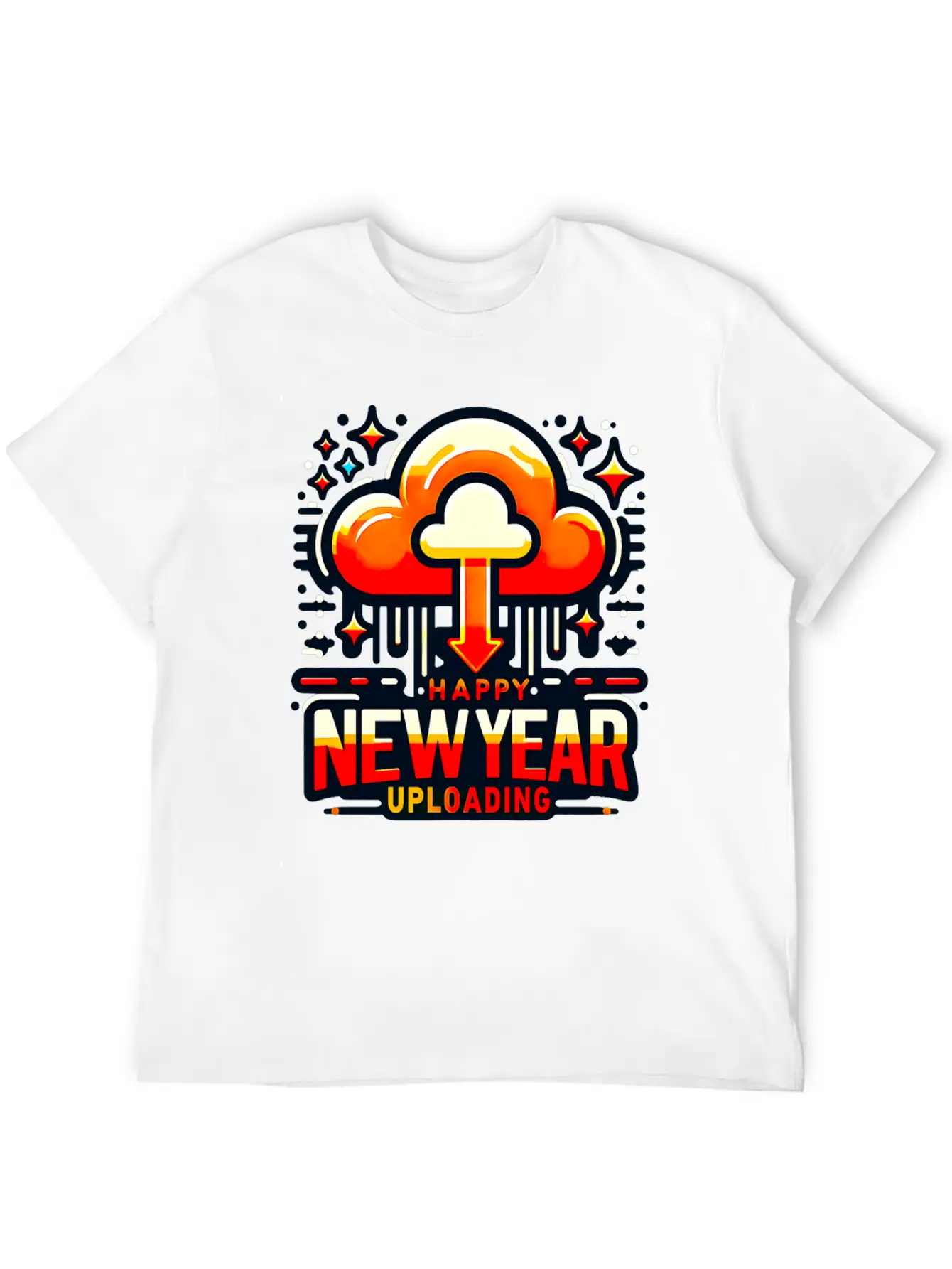 Happy New Year Celebration Countdown Unisex Casual T-Shirt – Clean Design For Daily Comfort