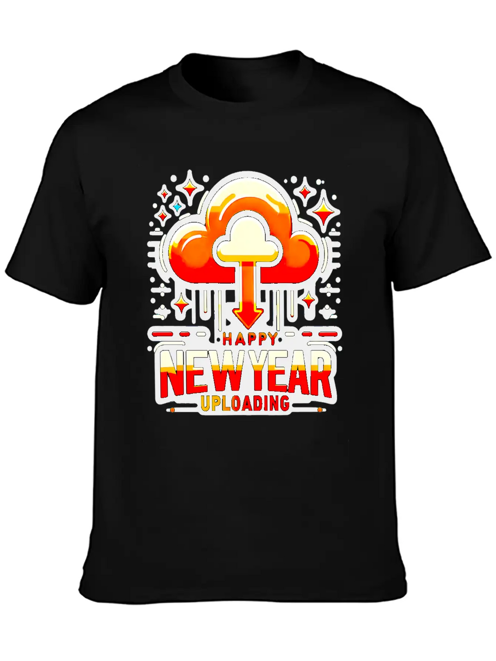 Happy New Year Celebration Countdown Unisex Casual T-Shirt – Clean Design For Daily Comfort