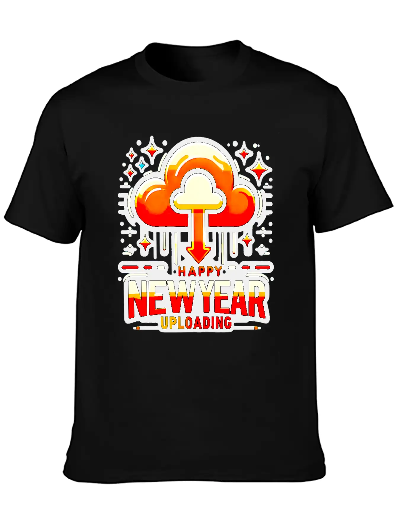 Happy New Year Celebration Countdown Unisex Casual T-Shirt – Clean Design For Daily Comfort