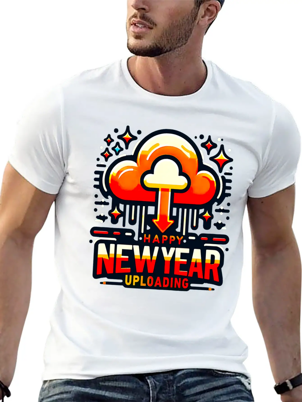 Happy New Year Celebration Countdown Unisex Casual T-Shirt – Clean Design For Daily Comfort