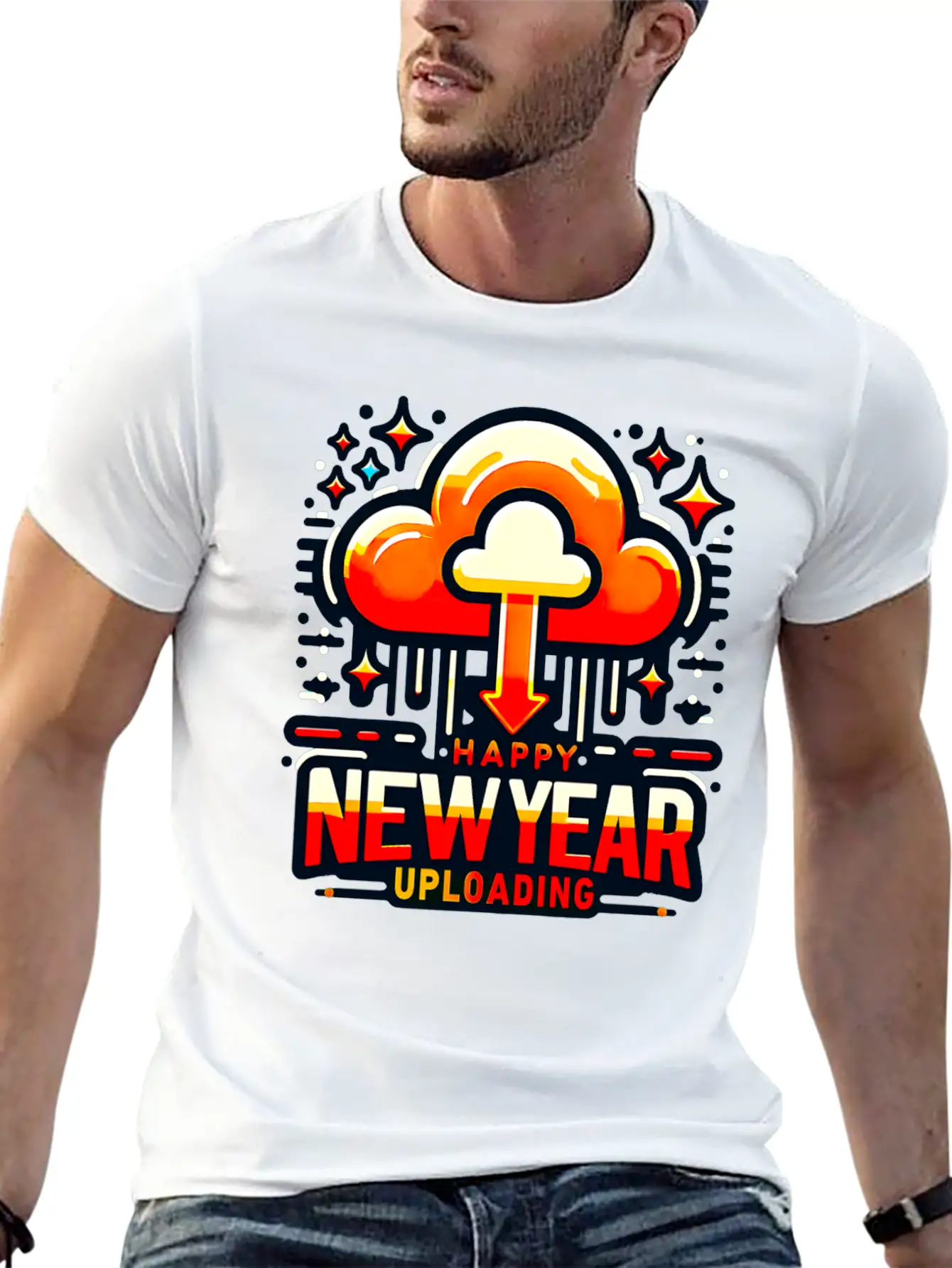 Happy New Year Celebration Countdown Unisex Casual T-Shirt – Clean Design For Daily Comfort
