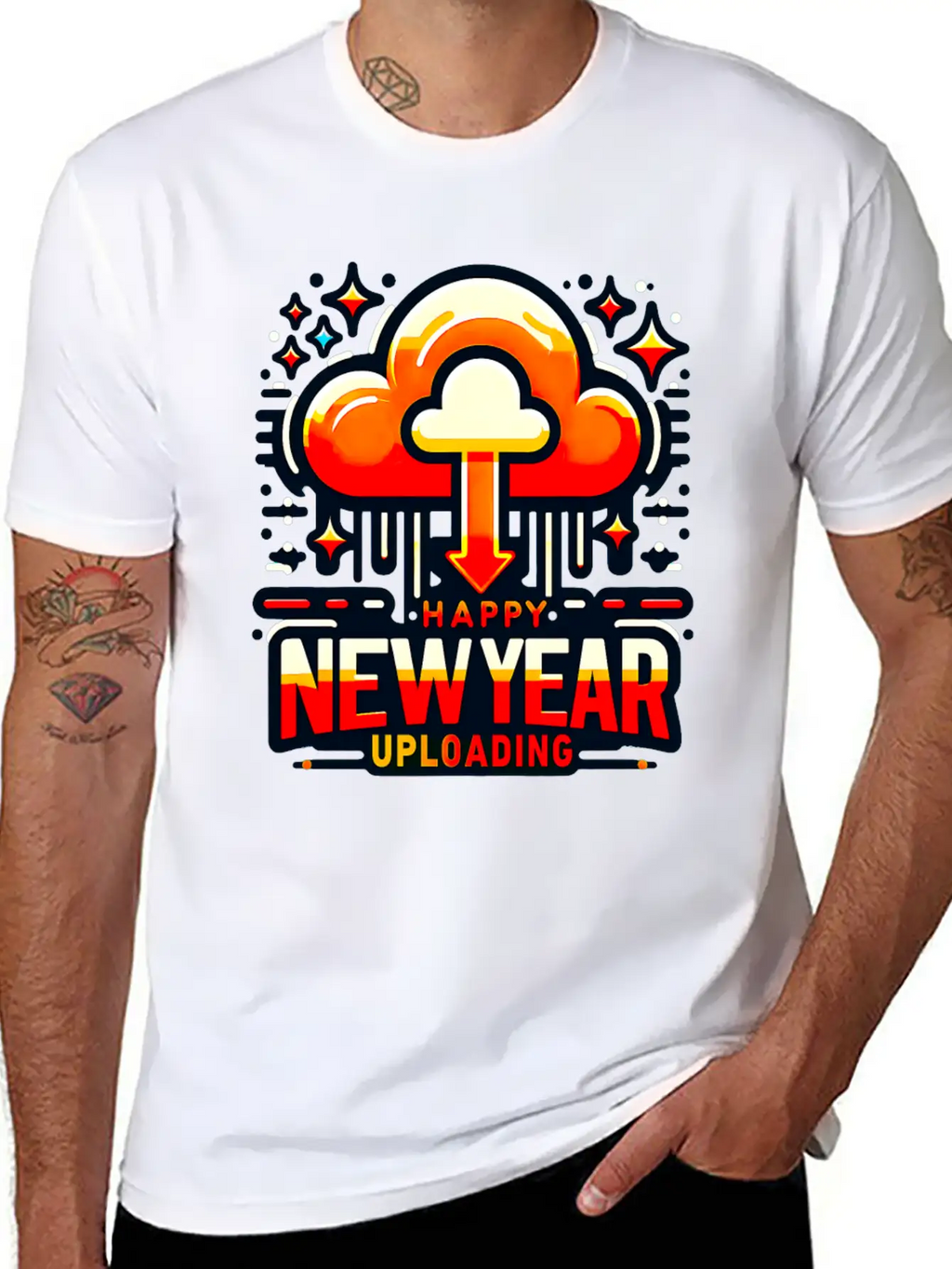 Happy New Year Celebration Countdown Unisex Casual T-Shirt – Clean Design For Daily Comfort