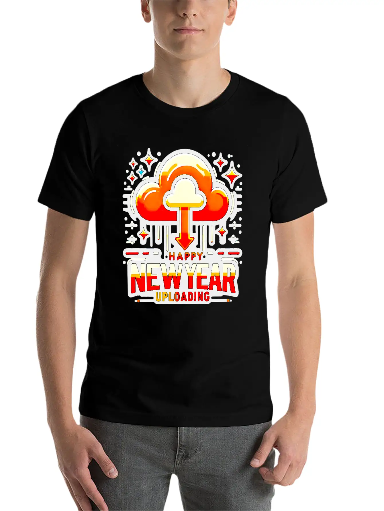Happy New Year Celebration Countdown Unisex Casual T-Shirt – Clean Design For Daily Comfort