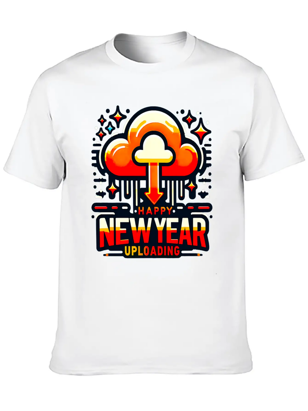 Happy New Year Celebration Countdown Unisex Casual T-Shirt – Clean Design For Daily Comfort