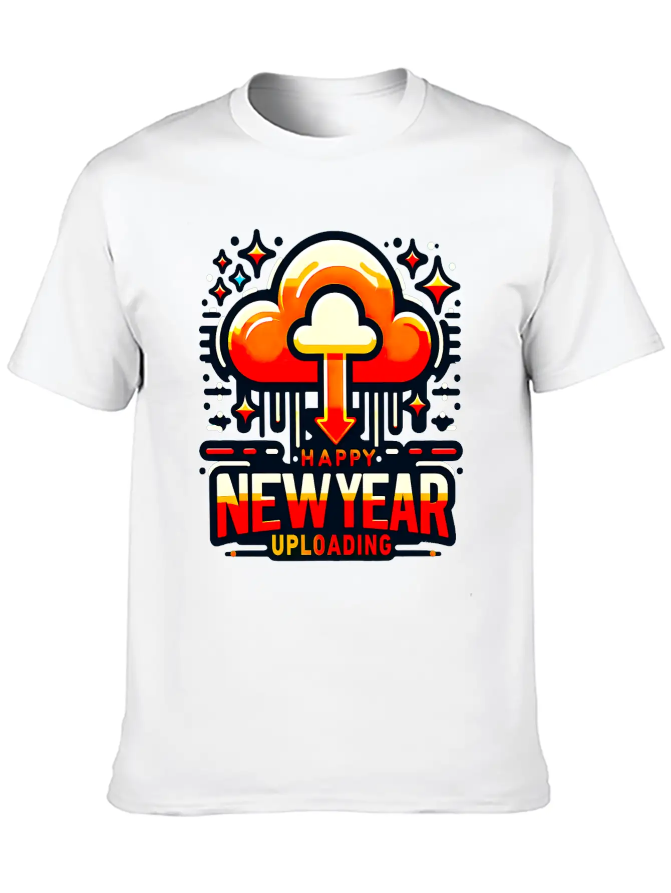 Happy New Year Celebration Countdown Unisex Casual T-Shirt – Clean Design For Daily Comfort