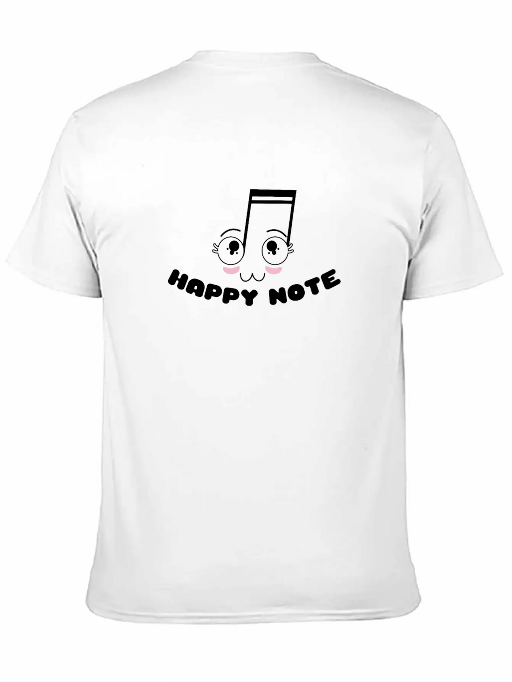 Happy Note - Fun Musical Musician Gift Unisex Casual T-Shirt – Clean Design For Daily Comfort