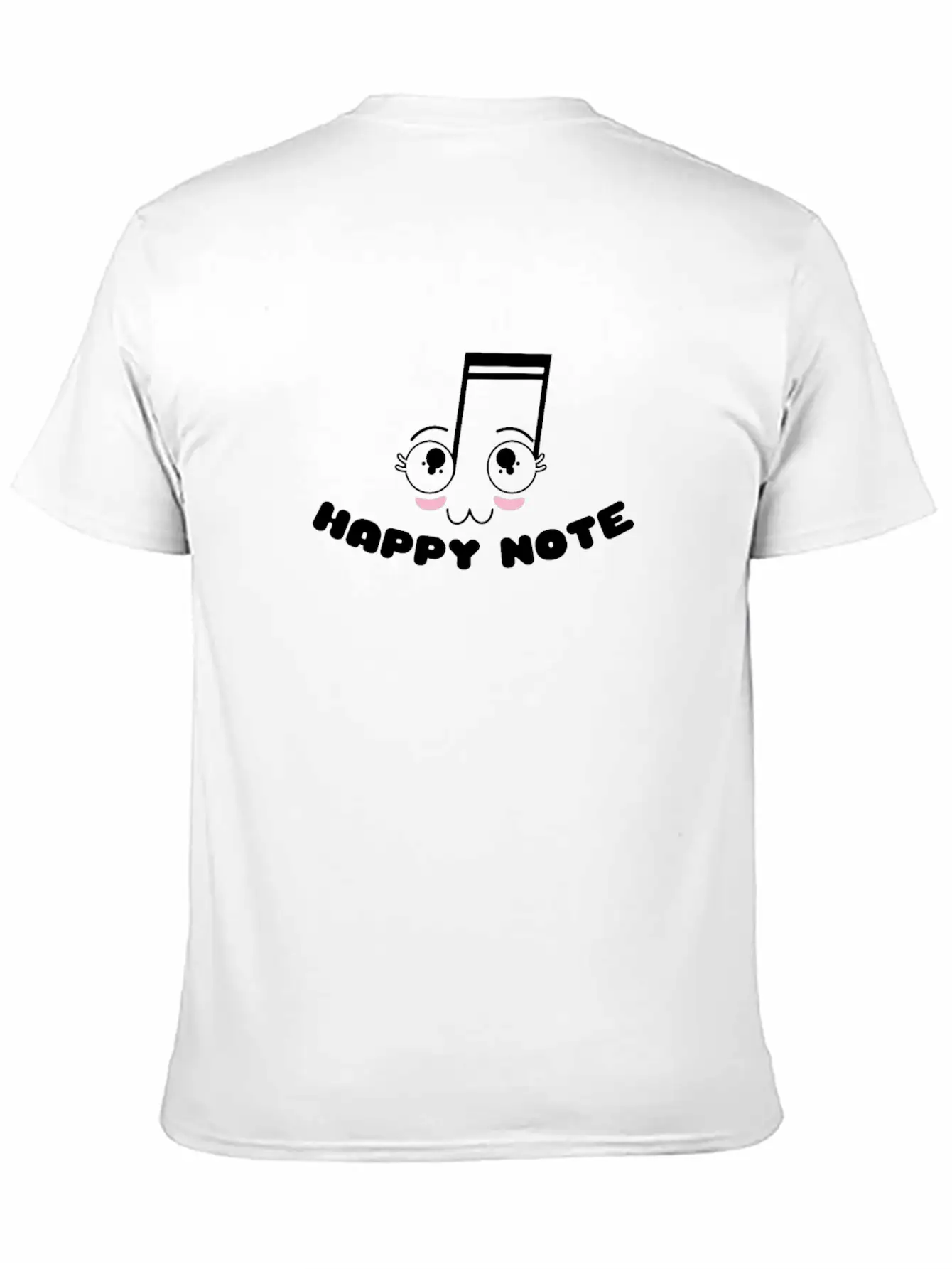 Happy Note - Fun Musical Musician Gift Unisex Casual T-Shirt – Clean Design For Daily Comfort