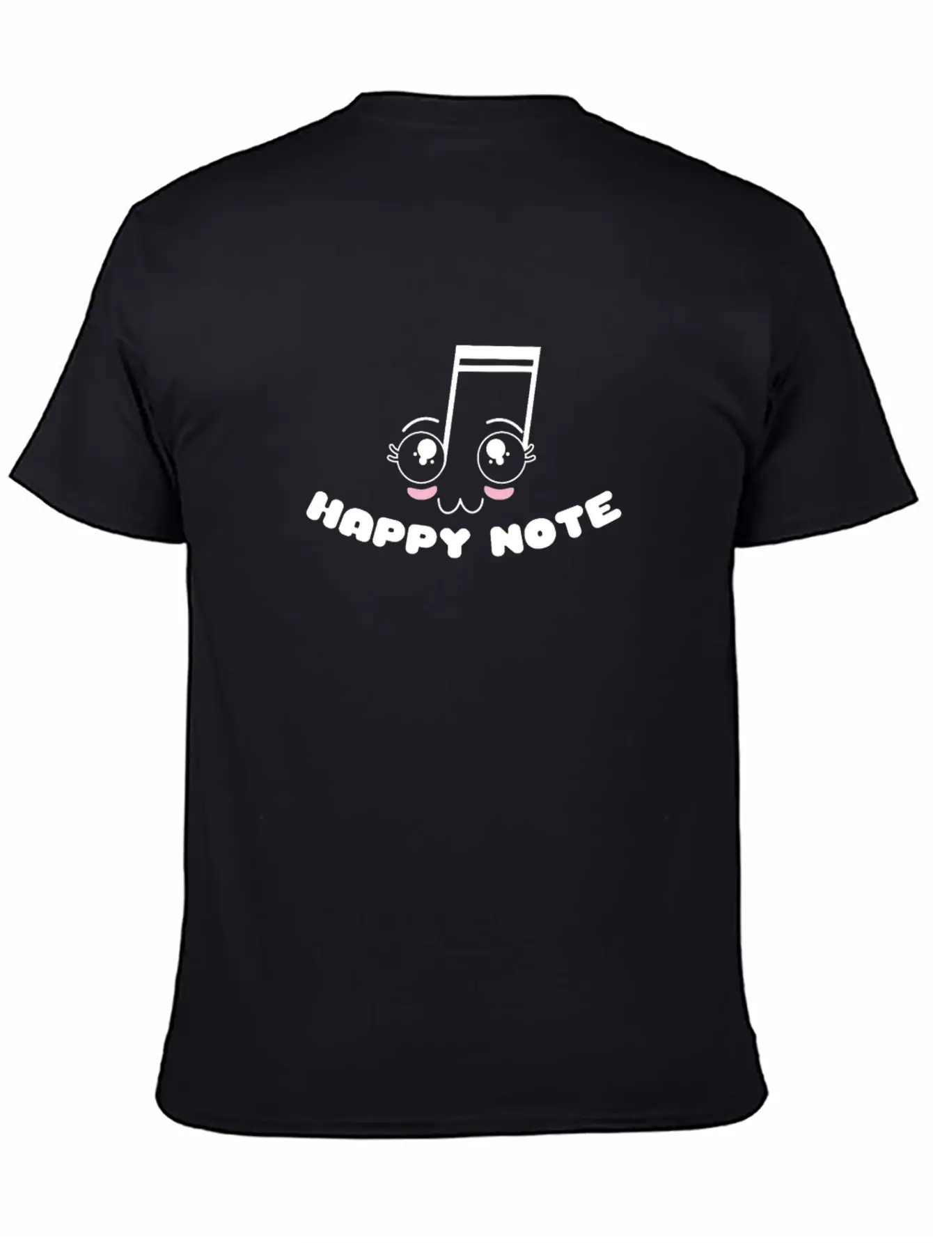 Happy Note - Fun Musical Musician Gift Unisex Casual T-Shirt – Clean Design For Daily Comfort
