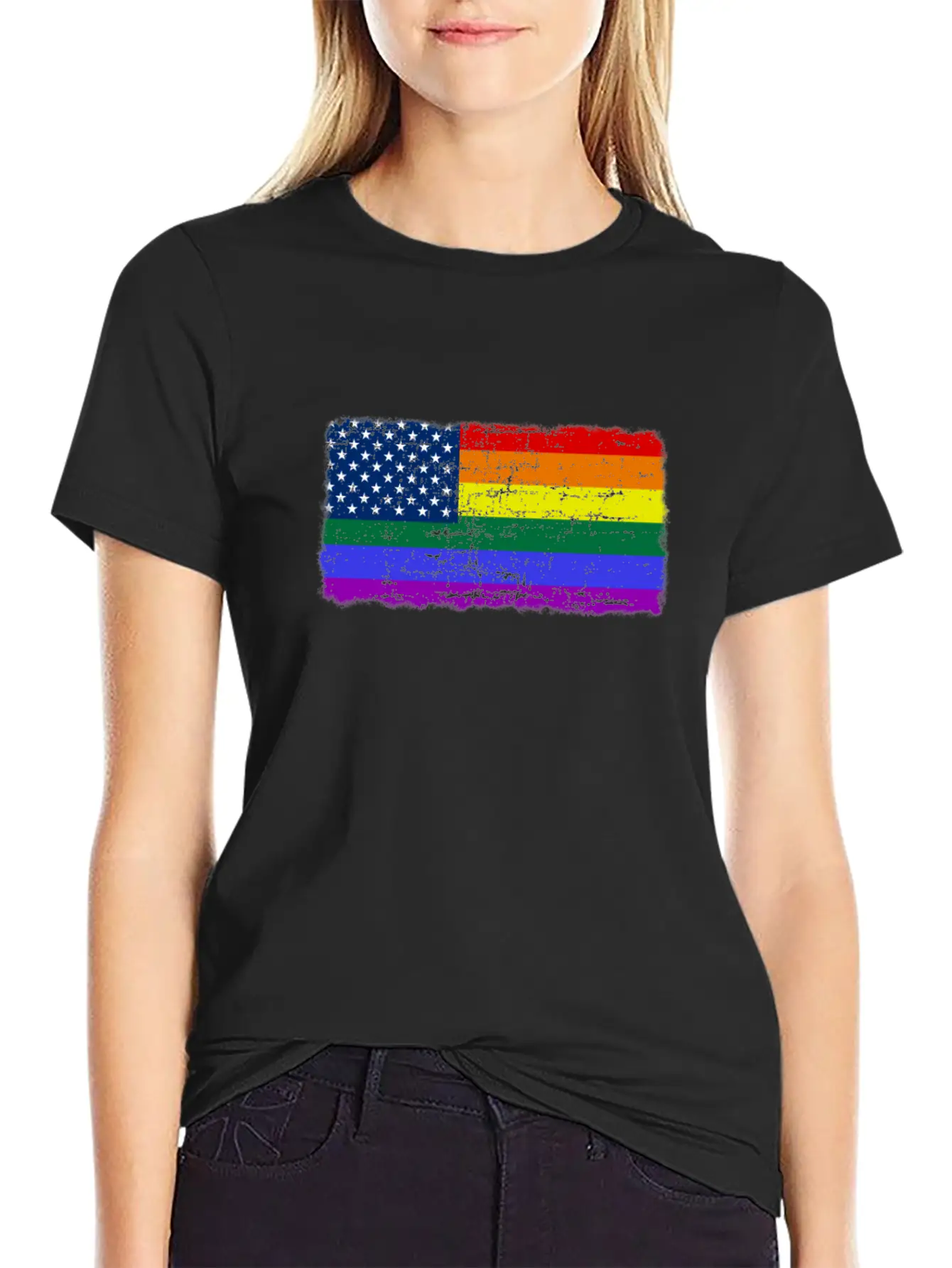 Happy Pride Month Gay Pride LGBTQI+ Rainbow Flag Unisex Casual T-Shirt – Clean Design For Daily Comfort