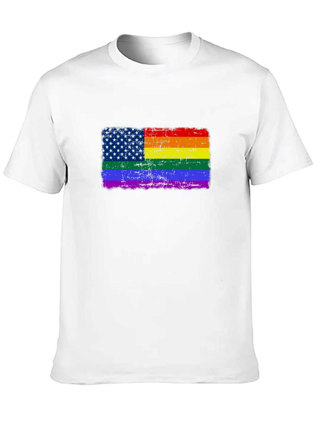 Happy Pride Month Gay Pride LGBTQI+ Rainbow Flag Unisex Casual T-Shirt – Clean Design For Daily Comfort