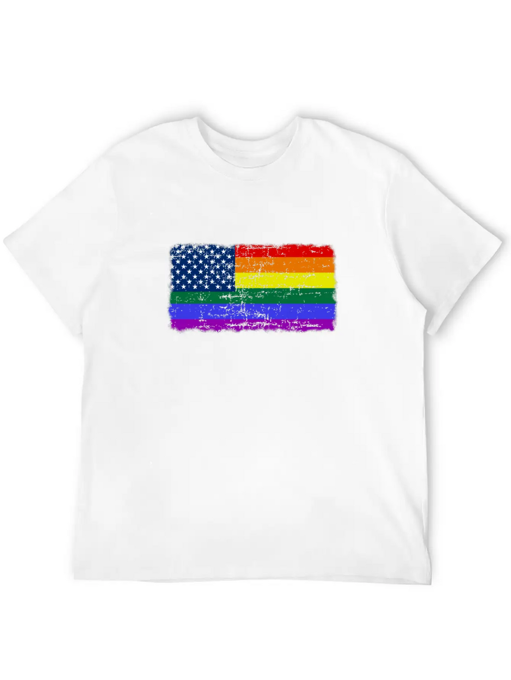 Happy Pride Month Gay Pride LGBTQI+ Rainbow Flag Unisex Casual T-Shirt – Clean Design For Daily Comfort