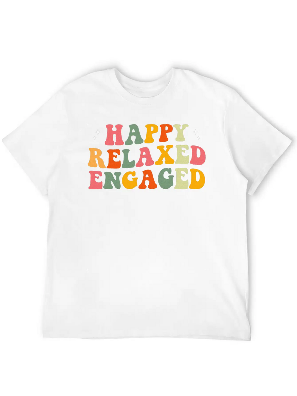 Happy Relaxed Engaged ABA Behavior Analyst Special Casual Graphic T-Shirt – Simple And Comfortable Daily Wear