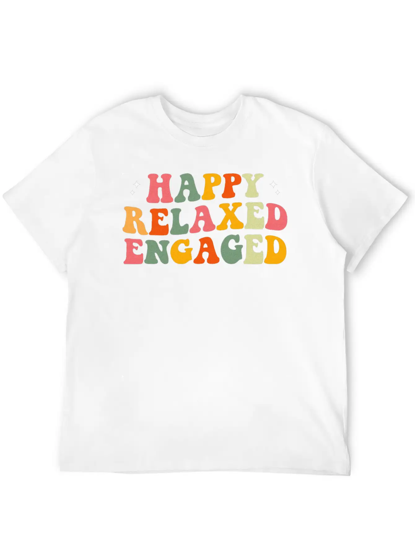 Happy Relaxed Engaged ABA Behavior Analyst Special Casual Graphic T-Shirt – Simple And Comfortable Daily Wear