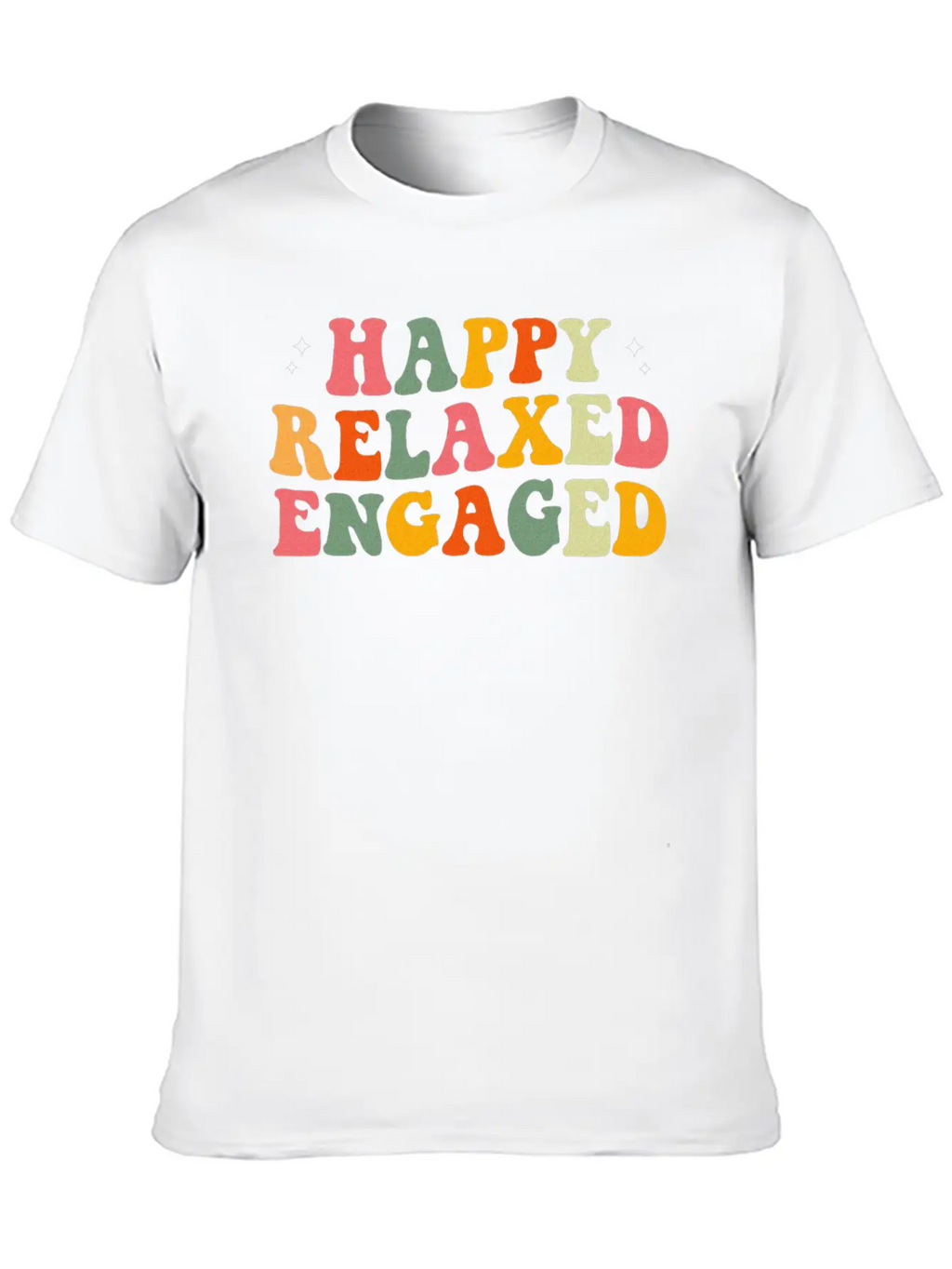 Happy Relaxed Engaged ABA Behavior Analyst Special Casual Graphic T-Shirt – Simple And Comfortable Daily Wear
