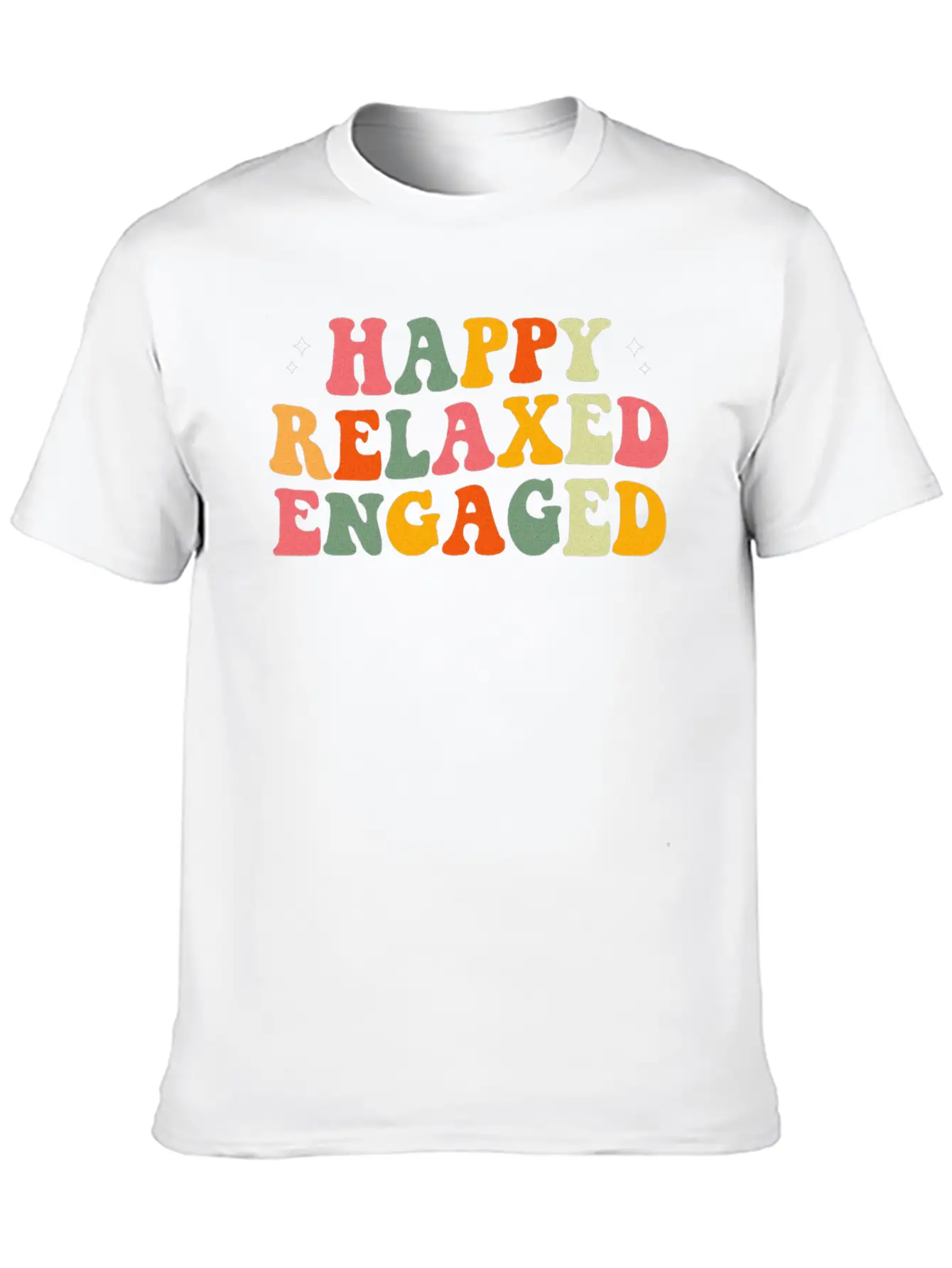 Happy Relaxed Engaged ABA Behavior Analyst Special Casual Graphic T-Shirt – Simple And Comfortable Daily Wear