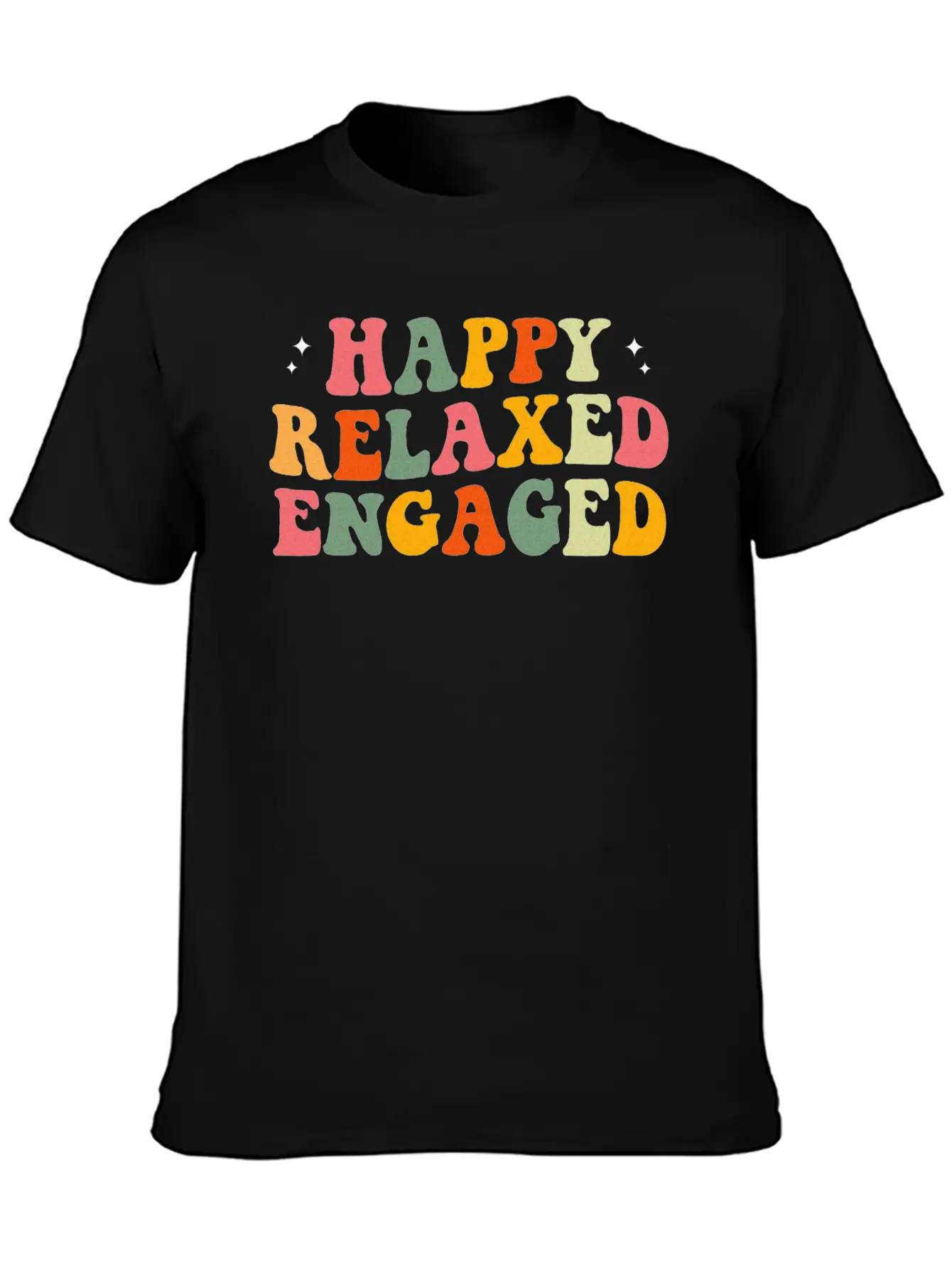 Happy Relaxed Engaged ABA Behavior Analyst Special Casual Graphic T-Shirt – Simple And Comfortable Daily Wear