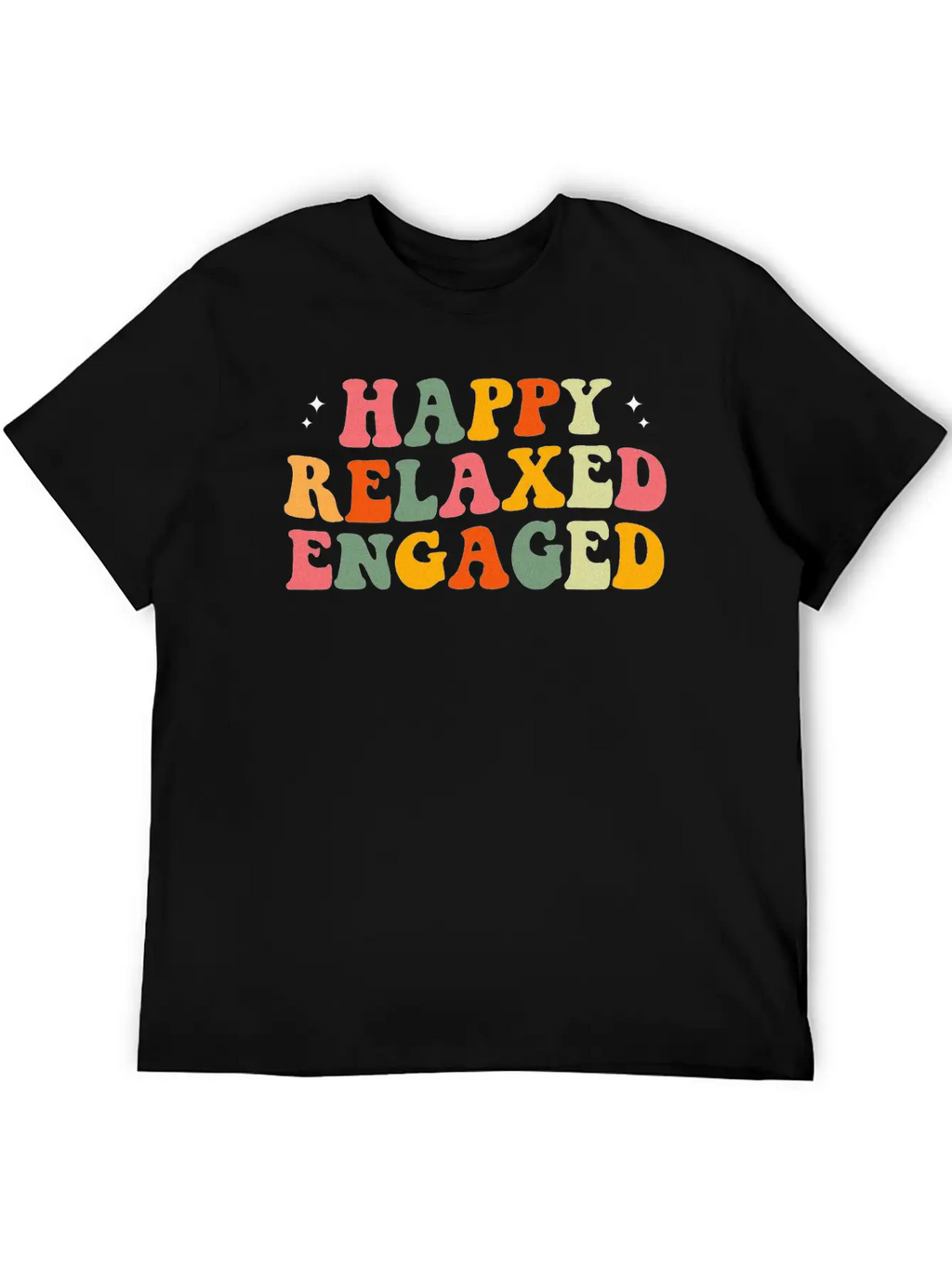 Happy Relaxed Engaged ABA Behavior Analyst Special Casual Graphic T-Shirt – Simple And Comfortable Daily Wear