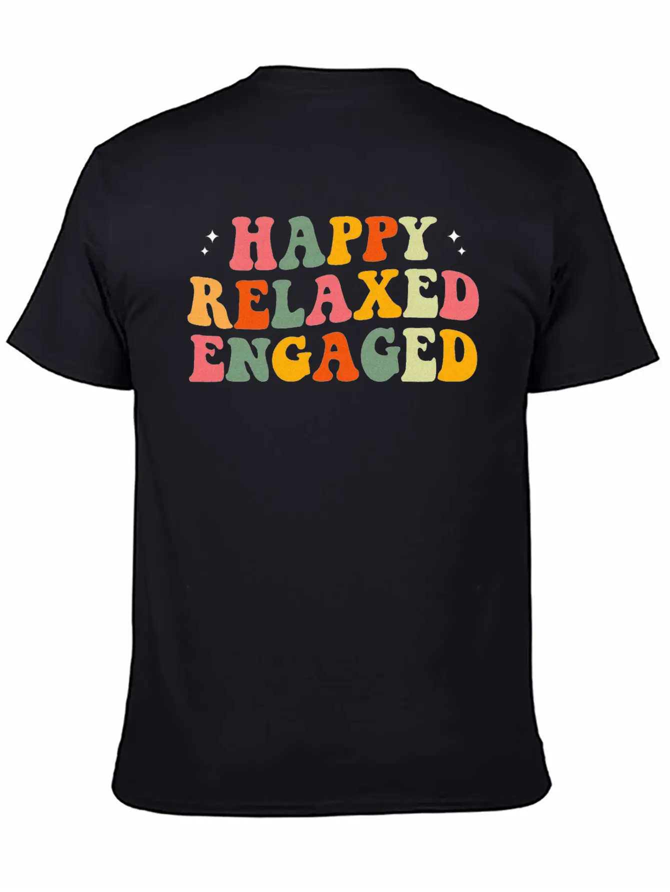 Happy Relaxed Engaged ABA Behavior Analyst Special Casual Graphic T-Shirt – Simple And Comfortable Daily Wear