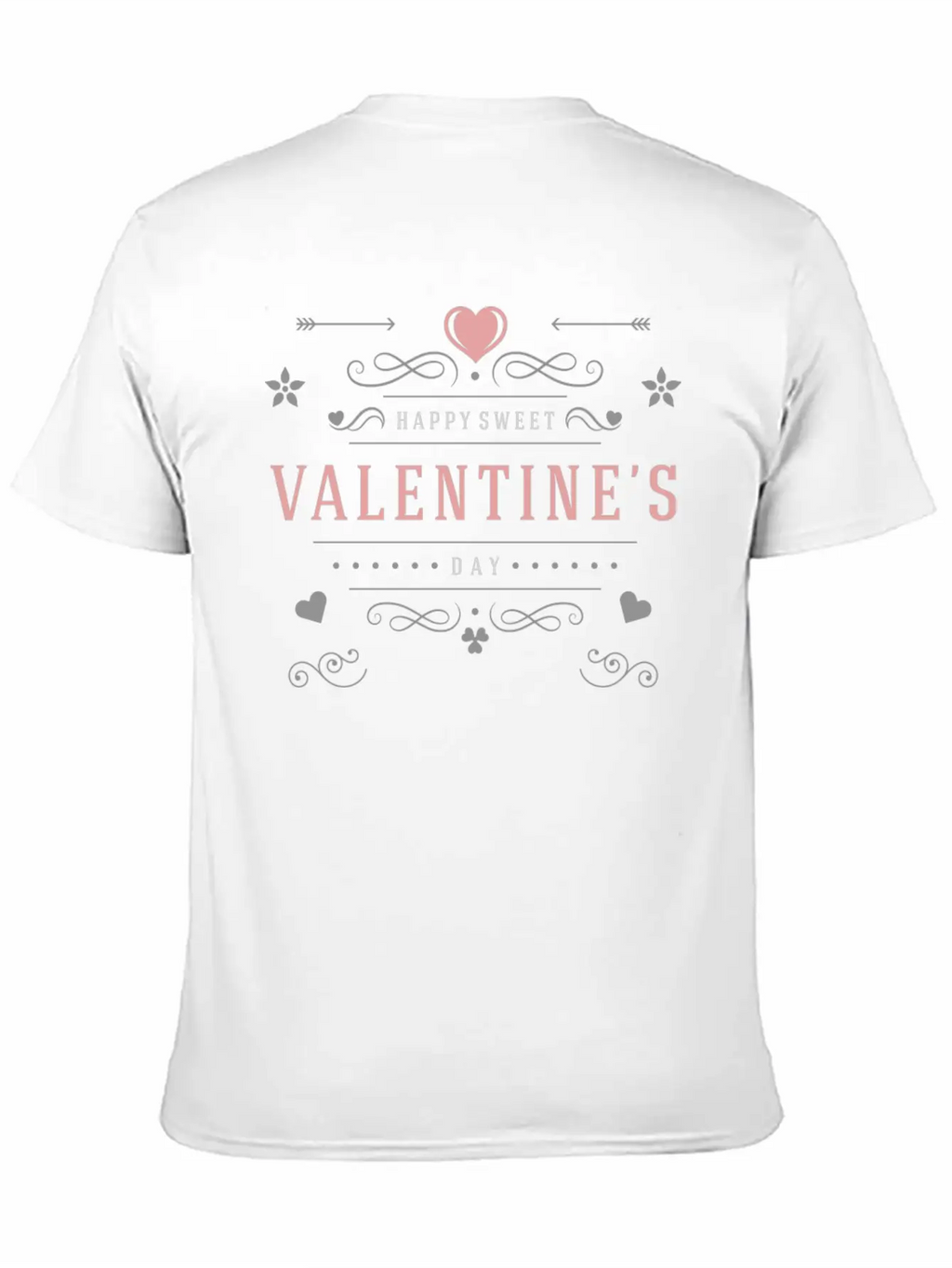 Happy Sweet Valentines Day Casual Graphic T-Shirt – Simple And Comfortable Daily Wear