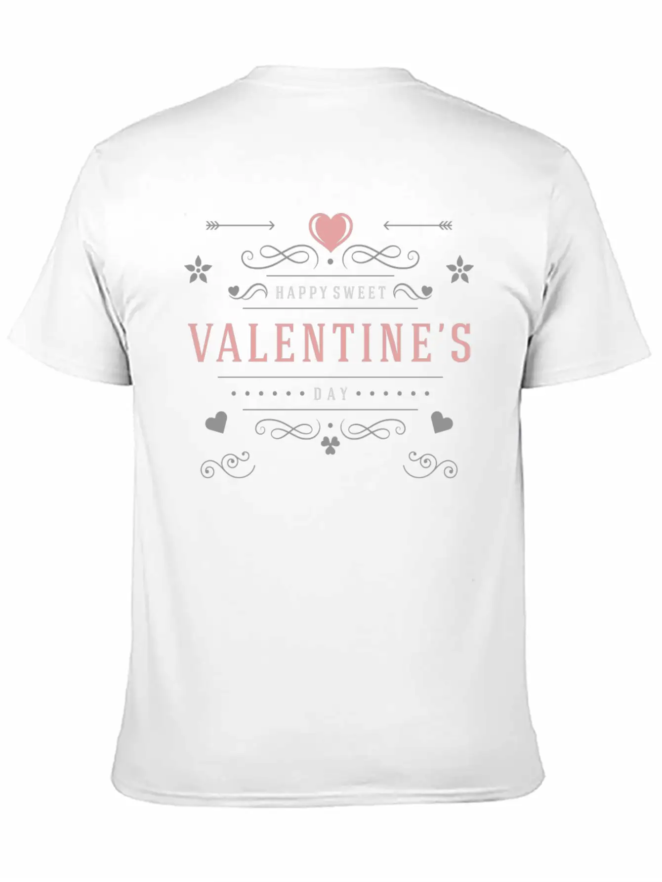 Happy Sweet Valentines Day Casual Graphic T-Shirt – Simple And Comfortable Daily Wear