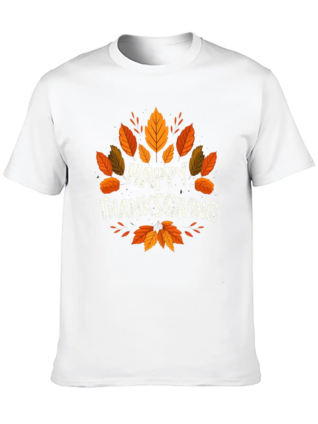 Happy Thanksgiving For Turkey Day Family Dinner Unisex Casual T-Shirt – Clean Design For Daily Comfort