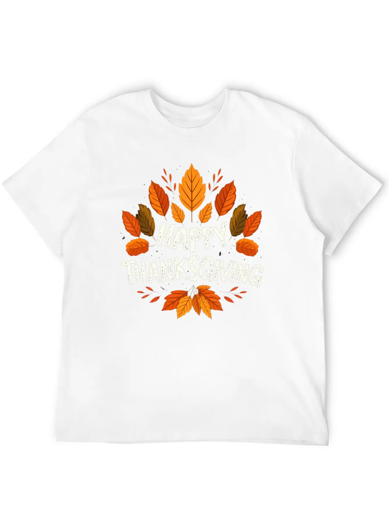 Happy Thanksgiving For Turkey Day Family Dinner Unisex Casual T-Shirt – Clean Design For Daily Comfort