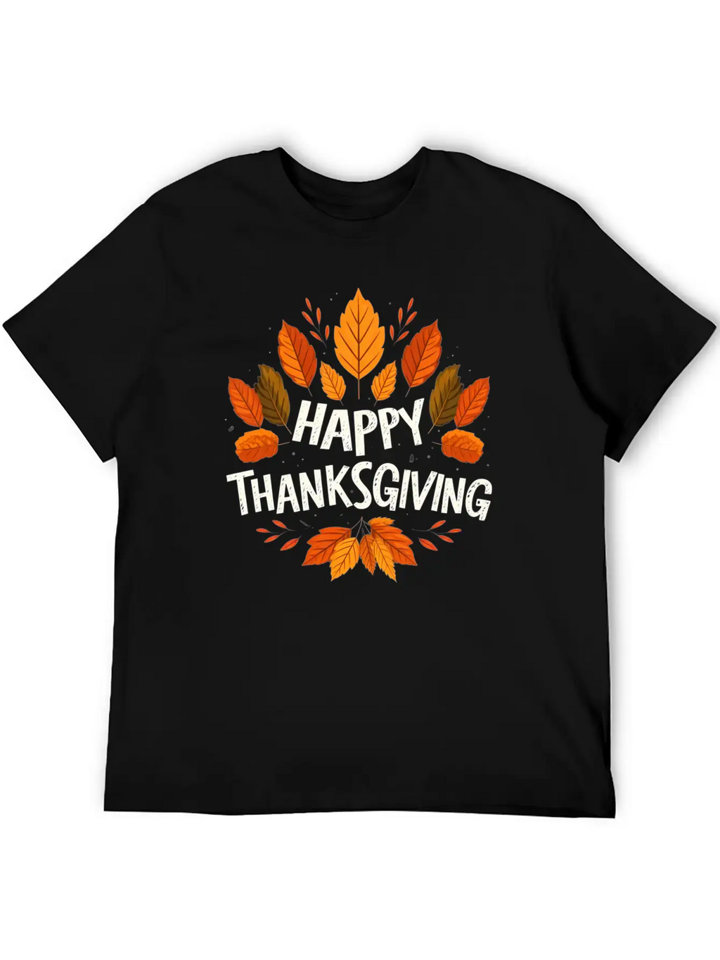 Happy Thanksgiving For Turkey Day Family Dinner Unisex Casual T-Shirt – Clean Design For Daily Comfort