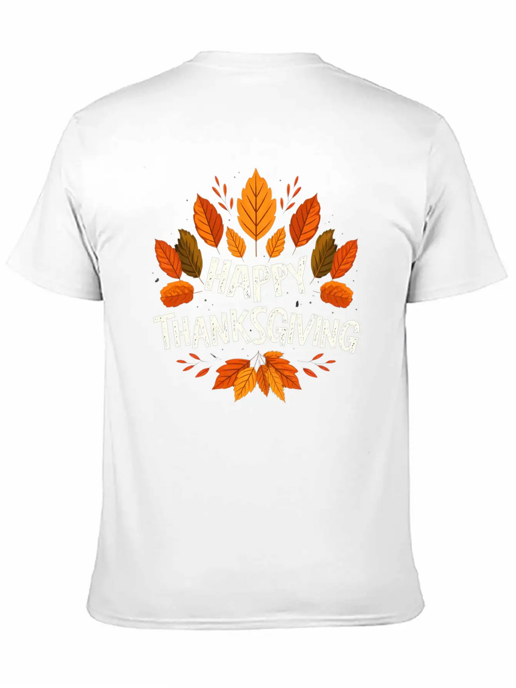 Happy Thanksgiving For Turkey Day Family Dinner Unisex Casual T-Shirt – Clean Design For Daily Comfort