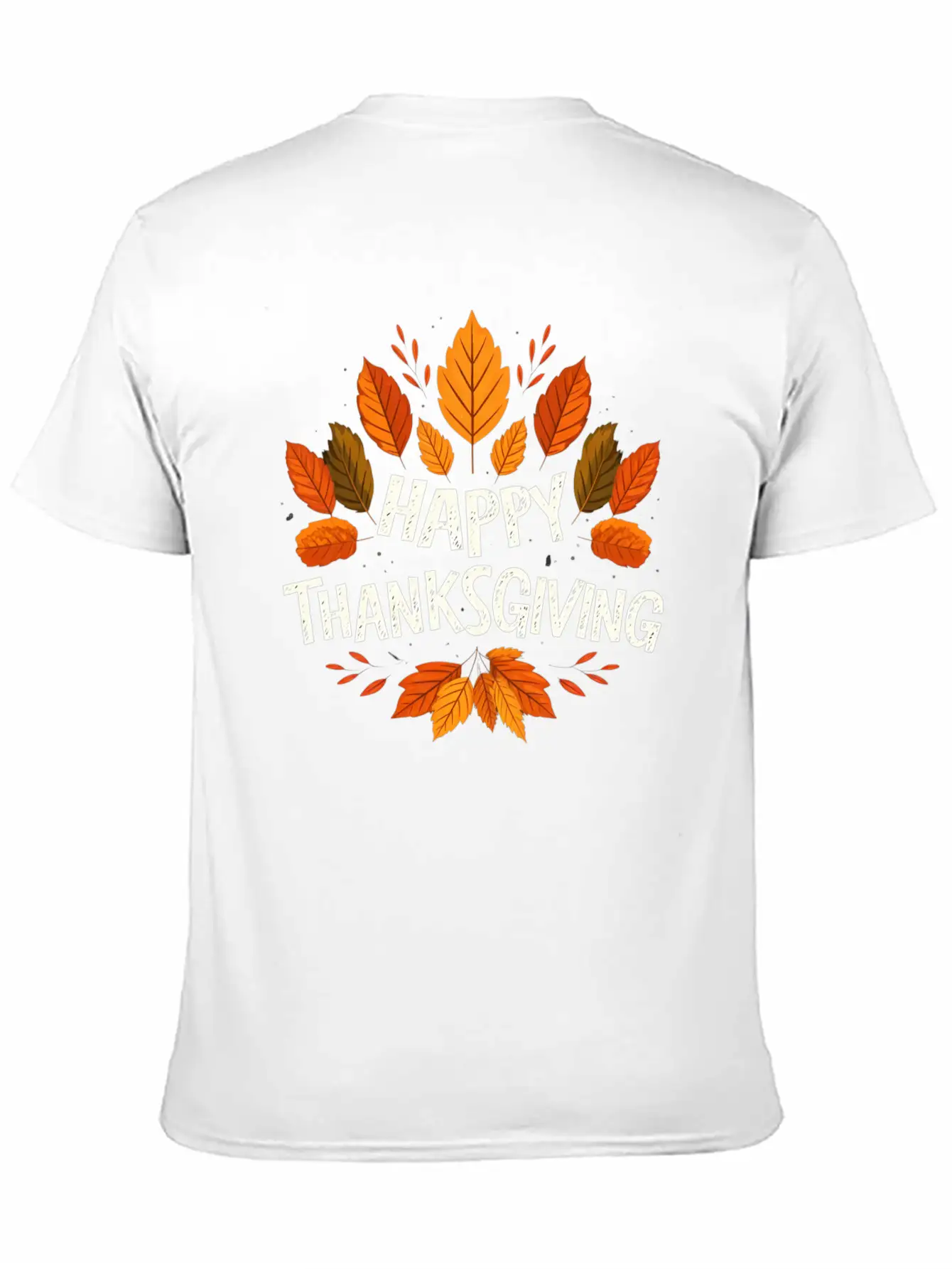 Happy Thanksgiving For Turkey Day Family Dinner Unisex Casual T-Shirt – Clean Design For Daily Comfort