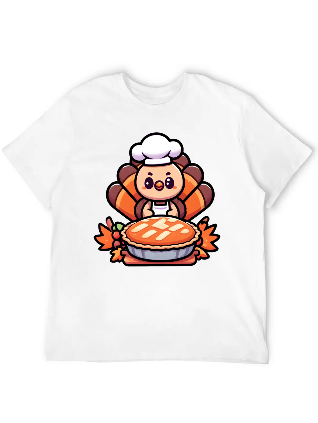 HAPPY THANKSGIVING TURKEY DAY Gratitude Essential Cotton Tee For Daily Outfits – Unisex Style