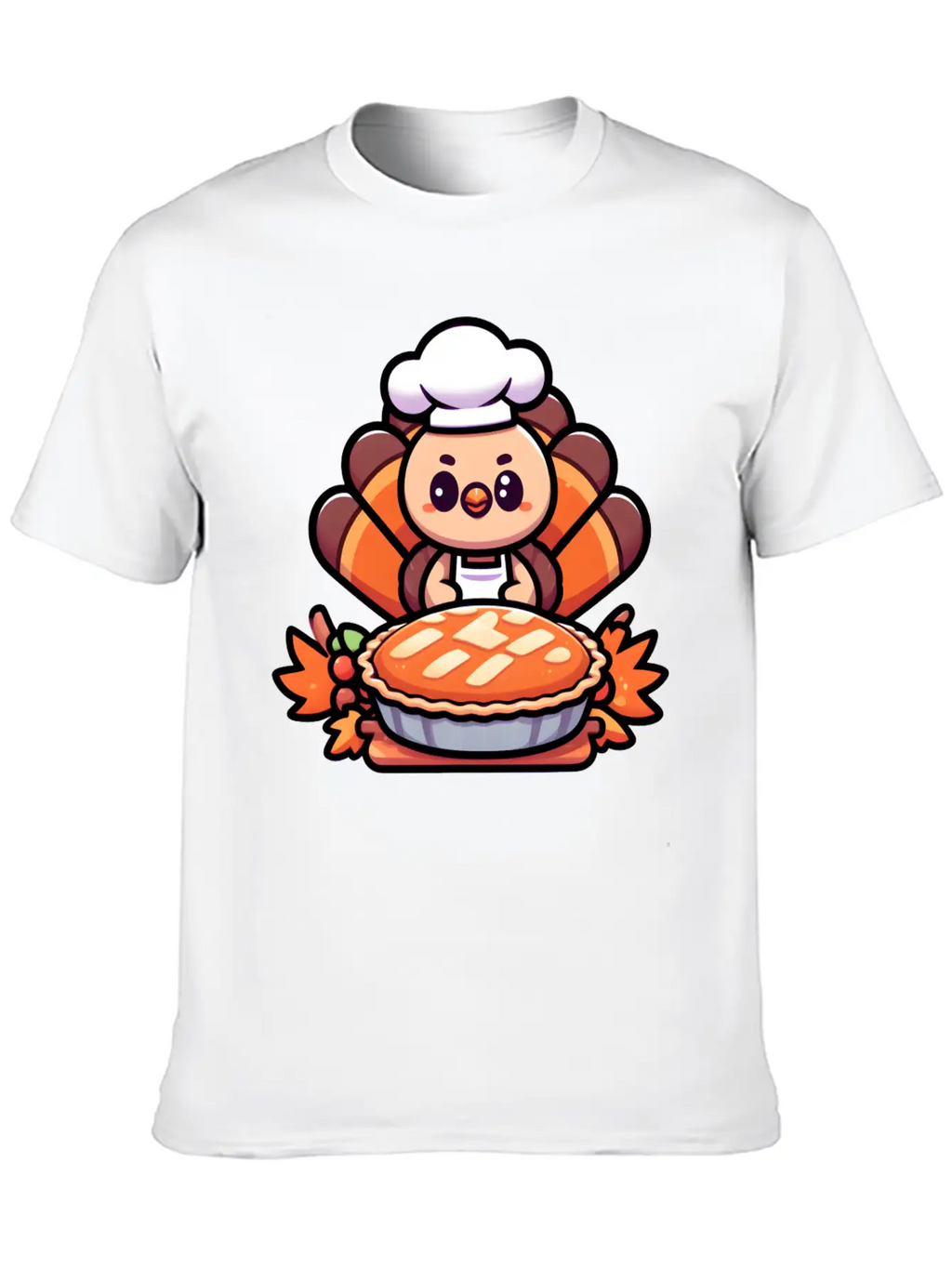 HAPPY THANKSGIVING TURKEY DAY Gratitude Essential Cotton Tee For Daily Outfits – Unisex Style